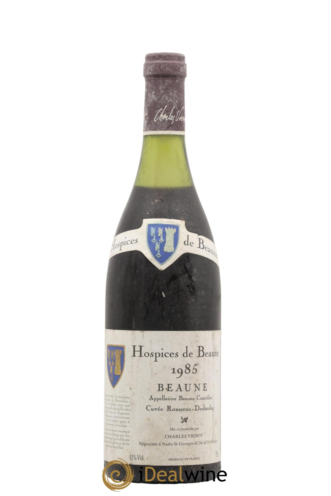 Beaune Hospices De Beaune Rousseau Des Landes Charles Viernot 1985 - Lotto di 1 bottiglia - 0