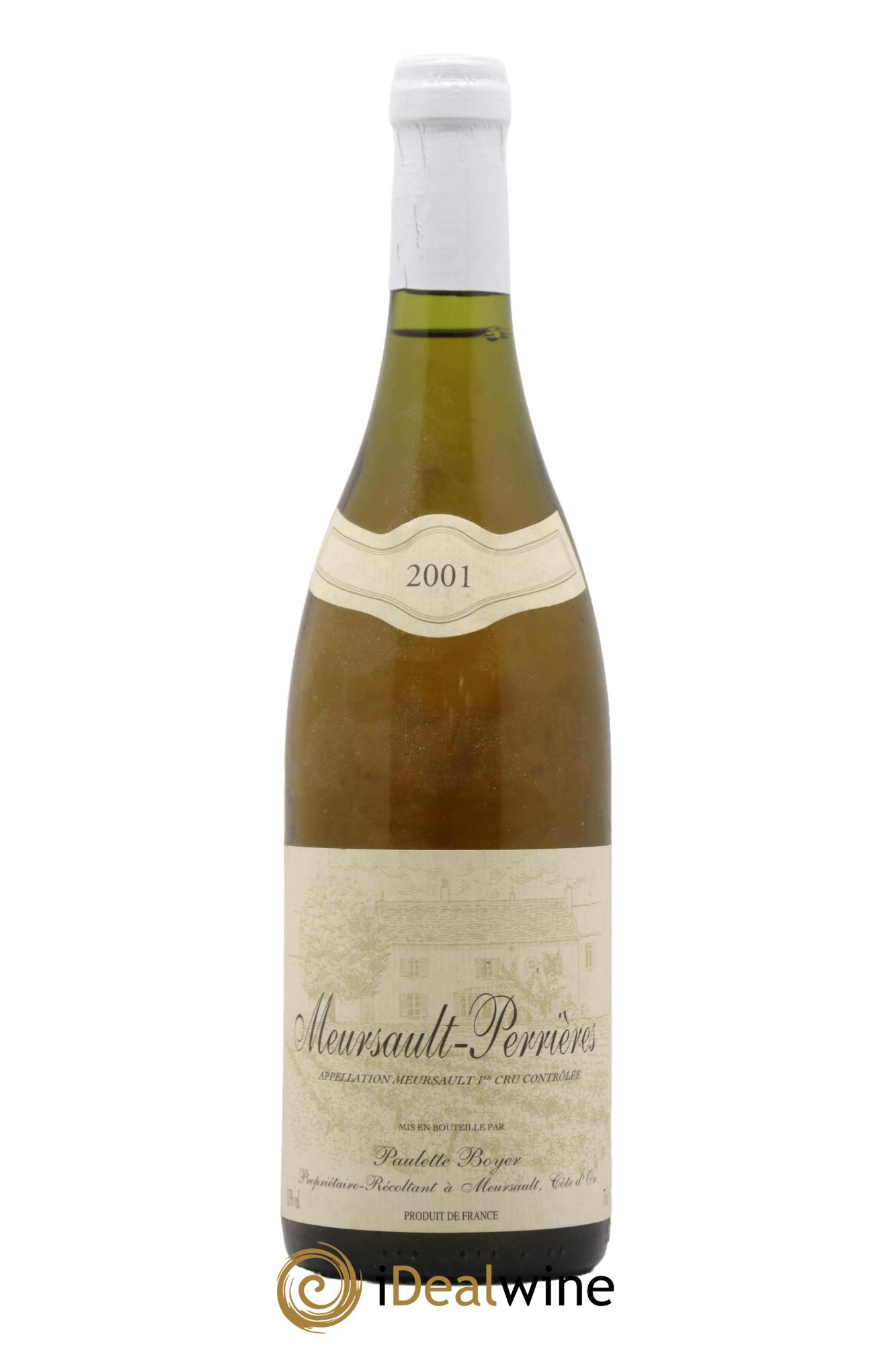 Meursault 1er Cru Perrieres Paulette Boyer 2001 - Lot of 1 bottle - 0