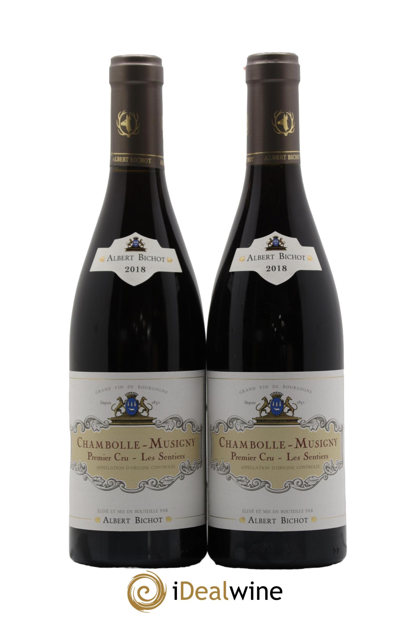 Chambolle-Musigny 1er Cru Les Sentiers Albert Bichot 2018 - Lot de 2 bouteilles - 0