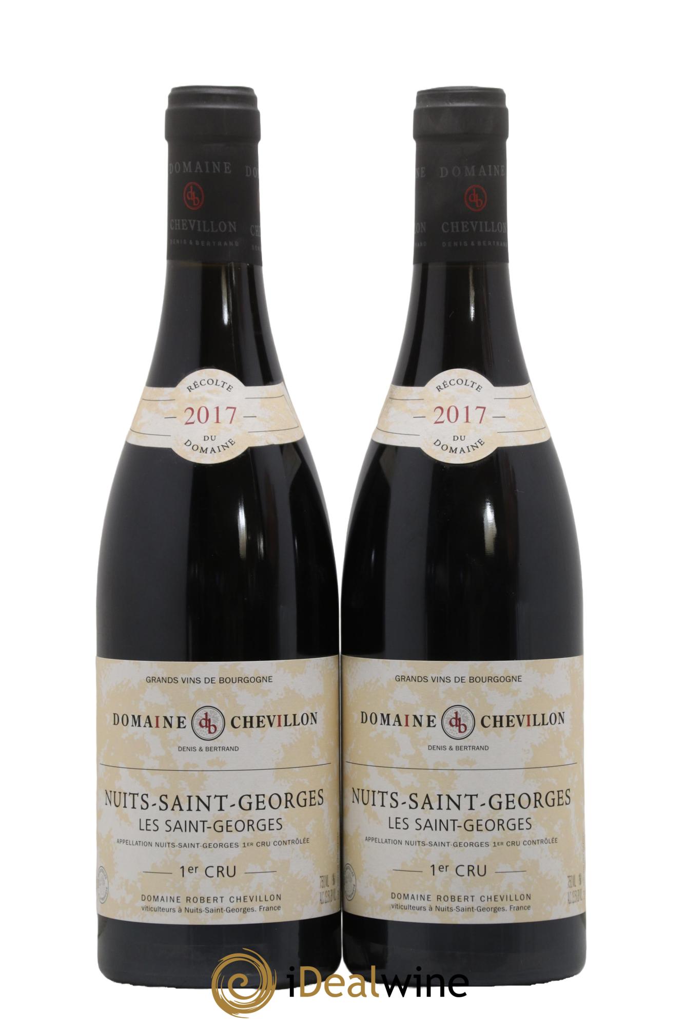 Nuits Saint-Georges 1er Cru Les Saint Georges Robert Chevillon 2017 - Lot of 2 bottles - 0