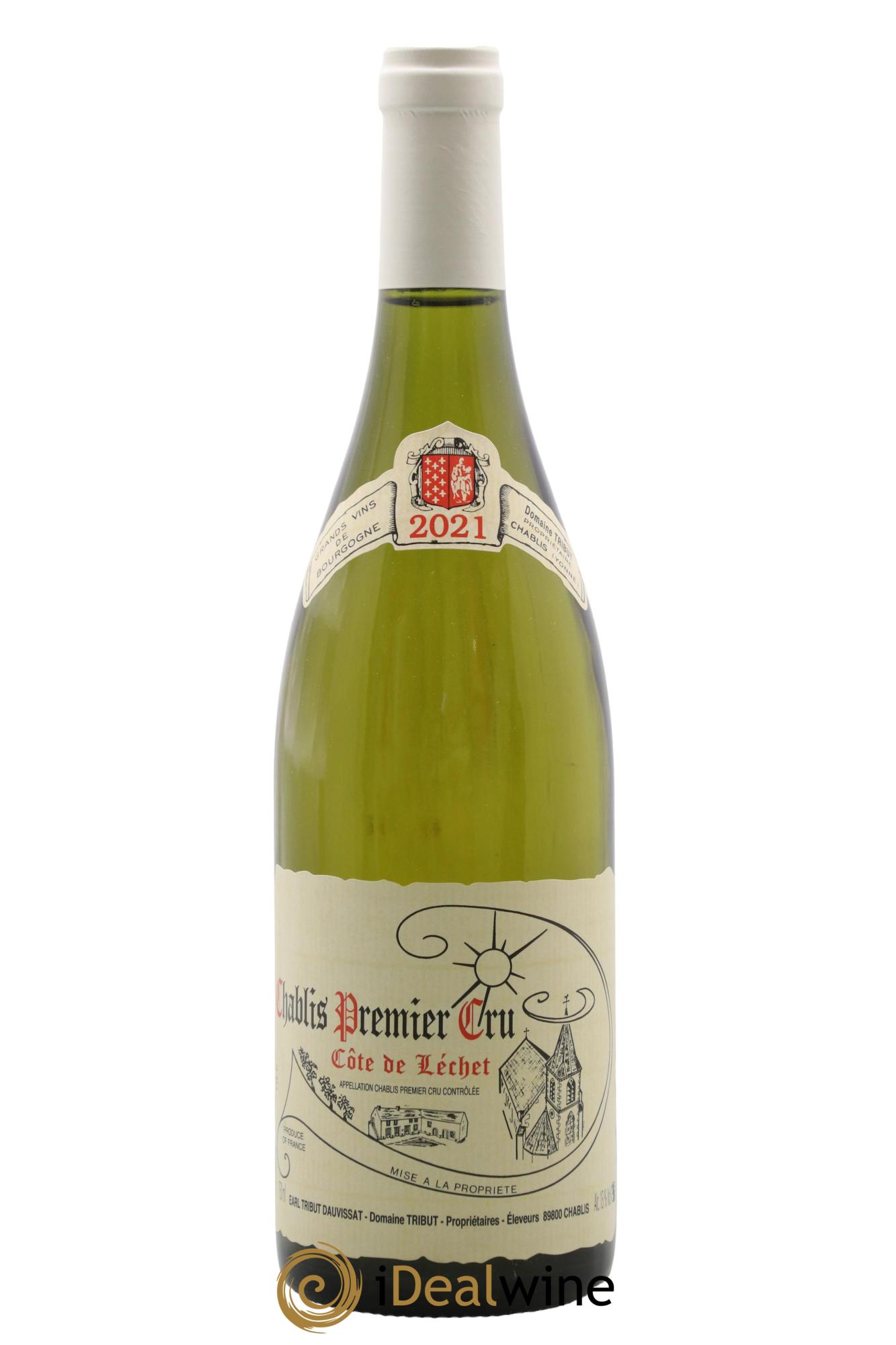 Chablis 1er Cru Côte de Lechet Laurent Tribut 2021 - Lot of 1 bottle - 0