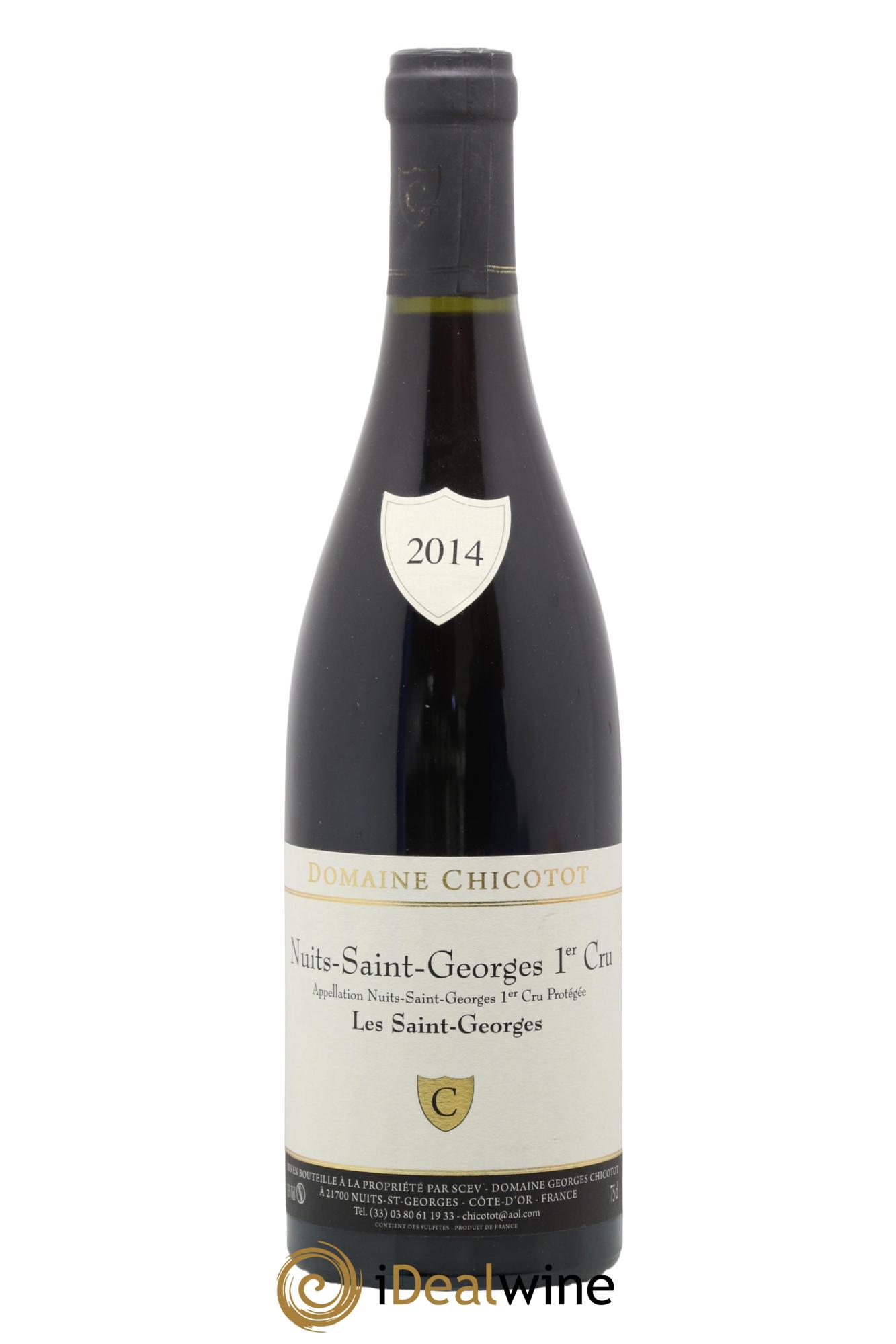 Nuits Saint-Georges 1er Cru Les Saint-Georges Chicotot  2014 - Lotto di 1 bottiglia - 0