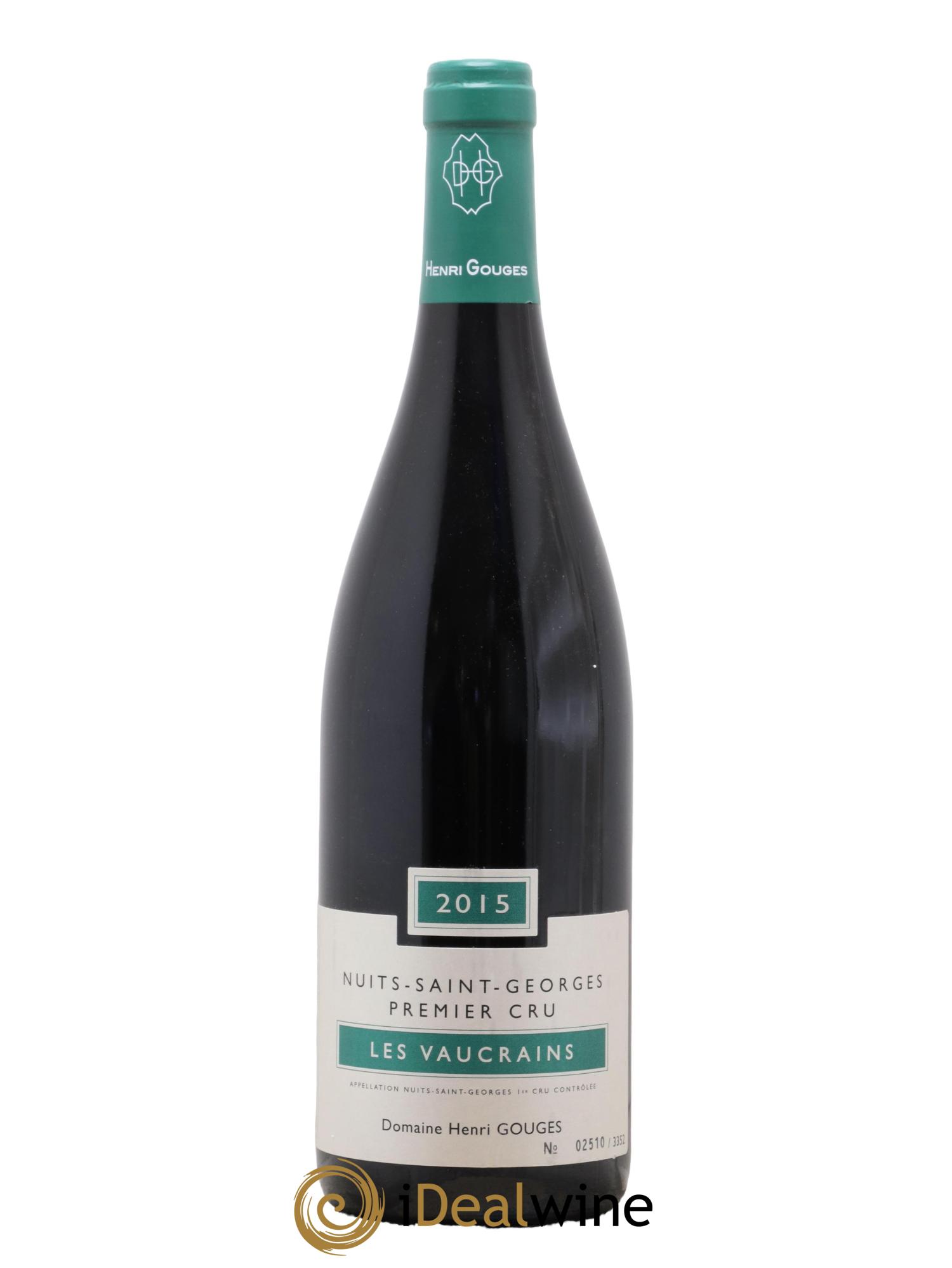 Nuits Saint-Georges 1er Cru Les Vaucrains Henri Gouges MS Nom du domaine absent 2015 - Lot de 1 bouteille - 0