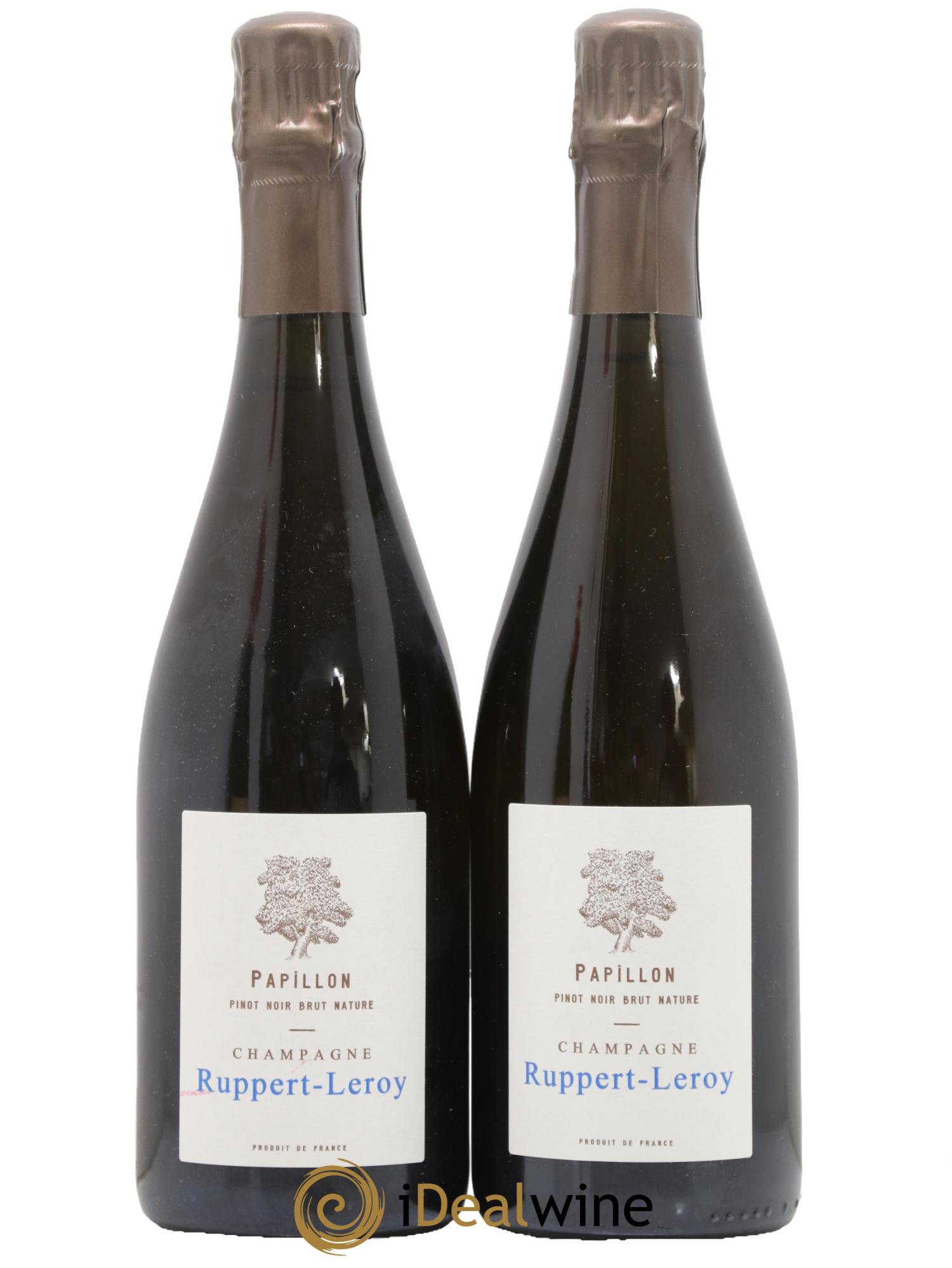 Champagne Papillon Brut nature Ruppert Leroy 2017 - Lot de 2 bouteilles - 0