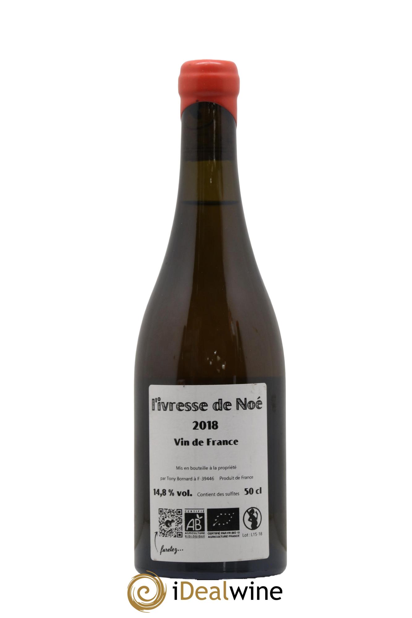 Vin de France Ivresse de Noé Bornard 2018 - Lotto di 1 formato 50cl - 1