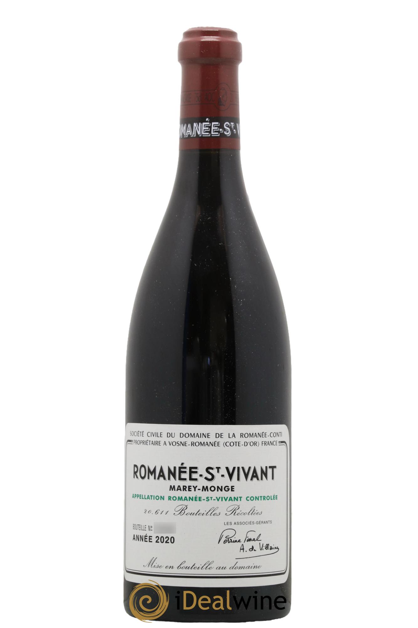 Romanée-Saint-Vivant Grand Cru Domaine de la Romanée-Conti 2020 - Lot de 1 bouteille - 0