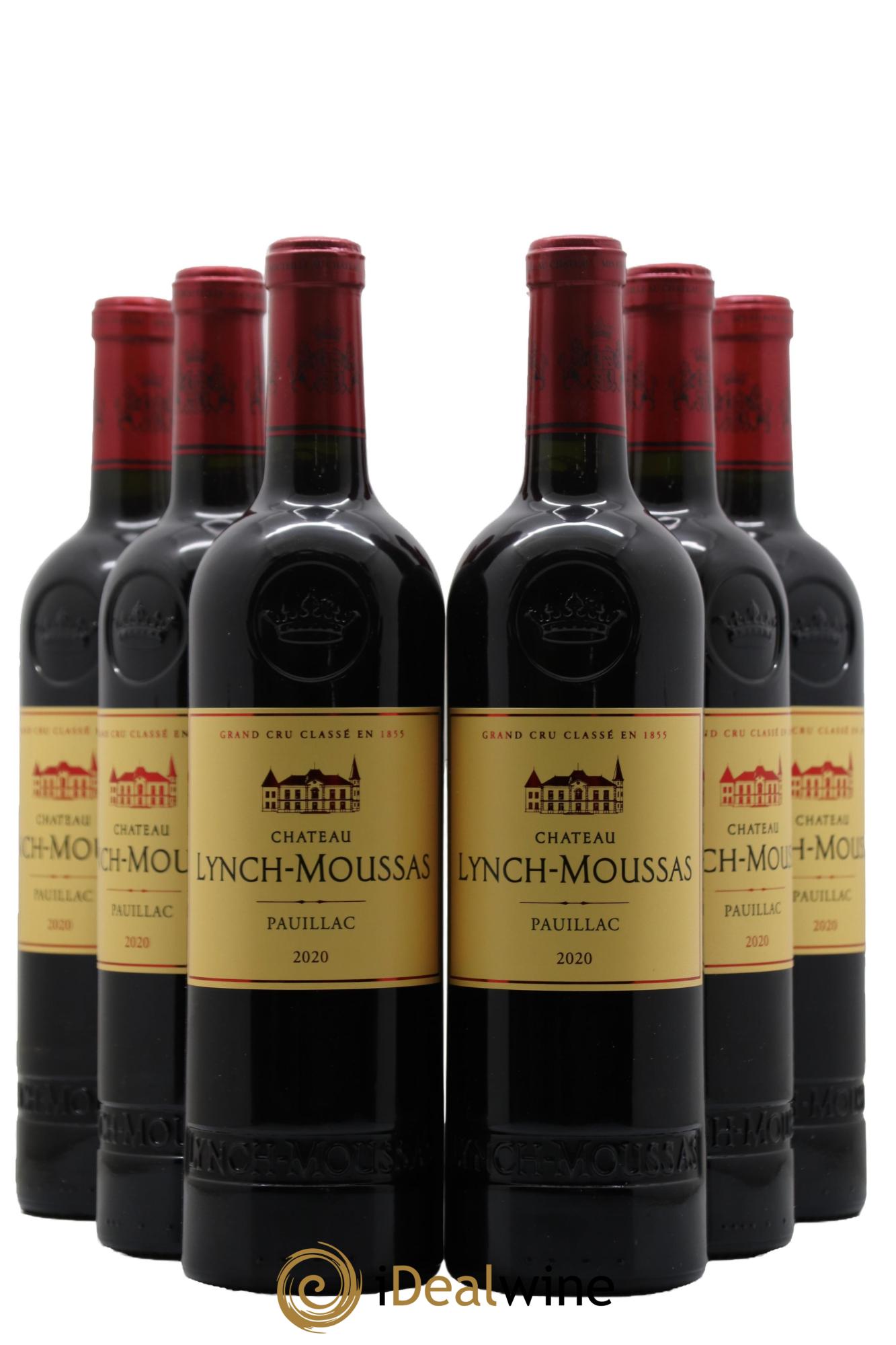 Château Lynch Moussas 5ème Grand Cru Classé 2020 - Lot de 6 bouteilles - 0