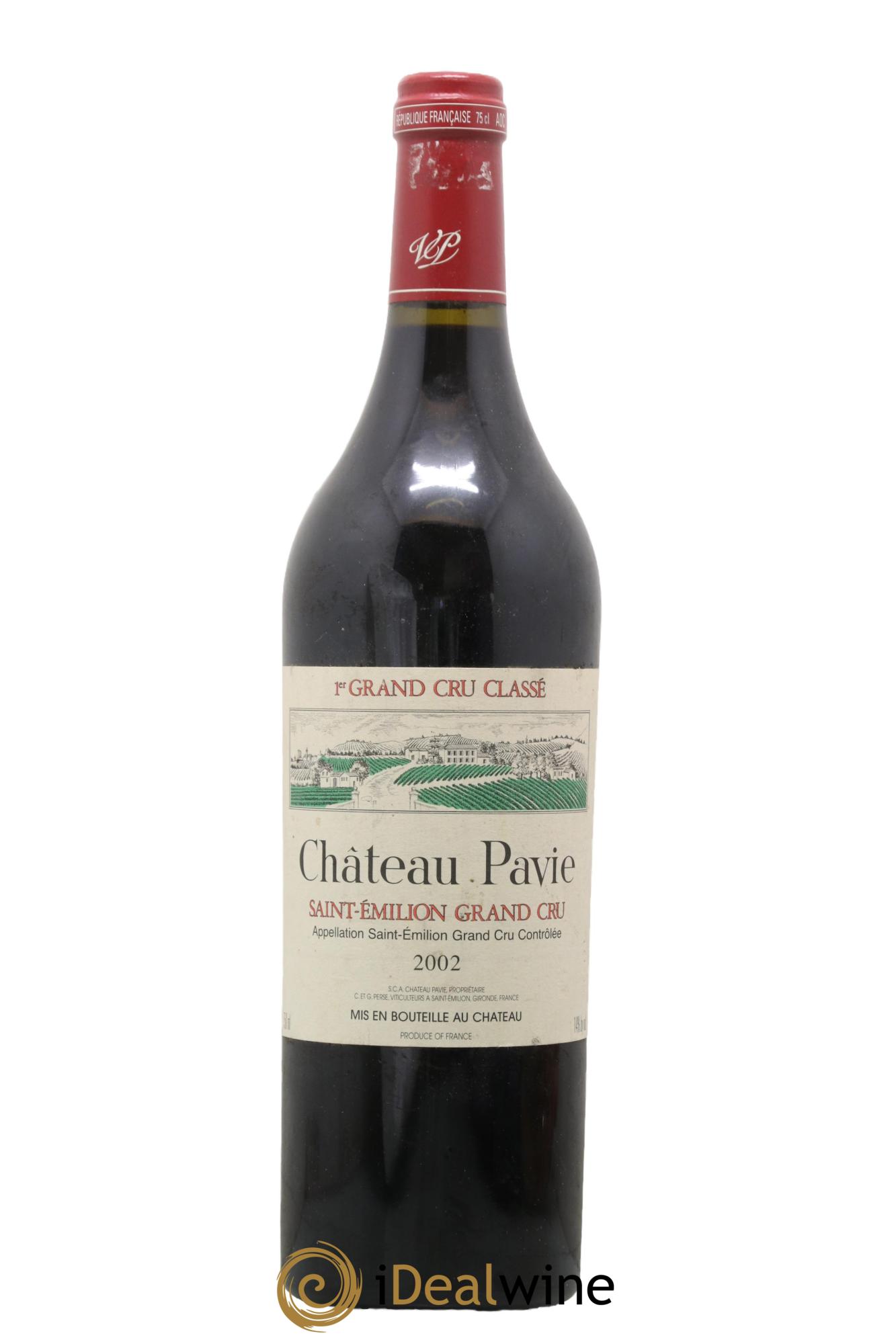 Château Pavie 1er Grand Cru Classé A 2002 - Lotto di 1 bottiglia - 0