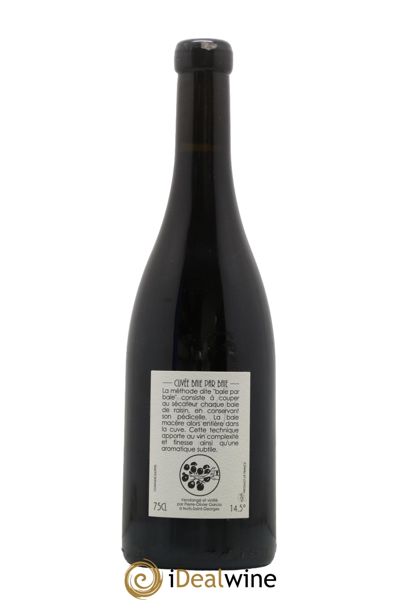 Corton Grand Cru Cuvée Baie par Baie Moron Garcia  2020 - Lot de 1 bouteille - 1