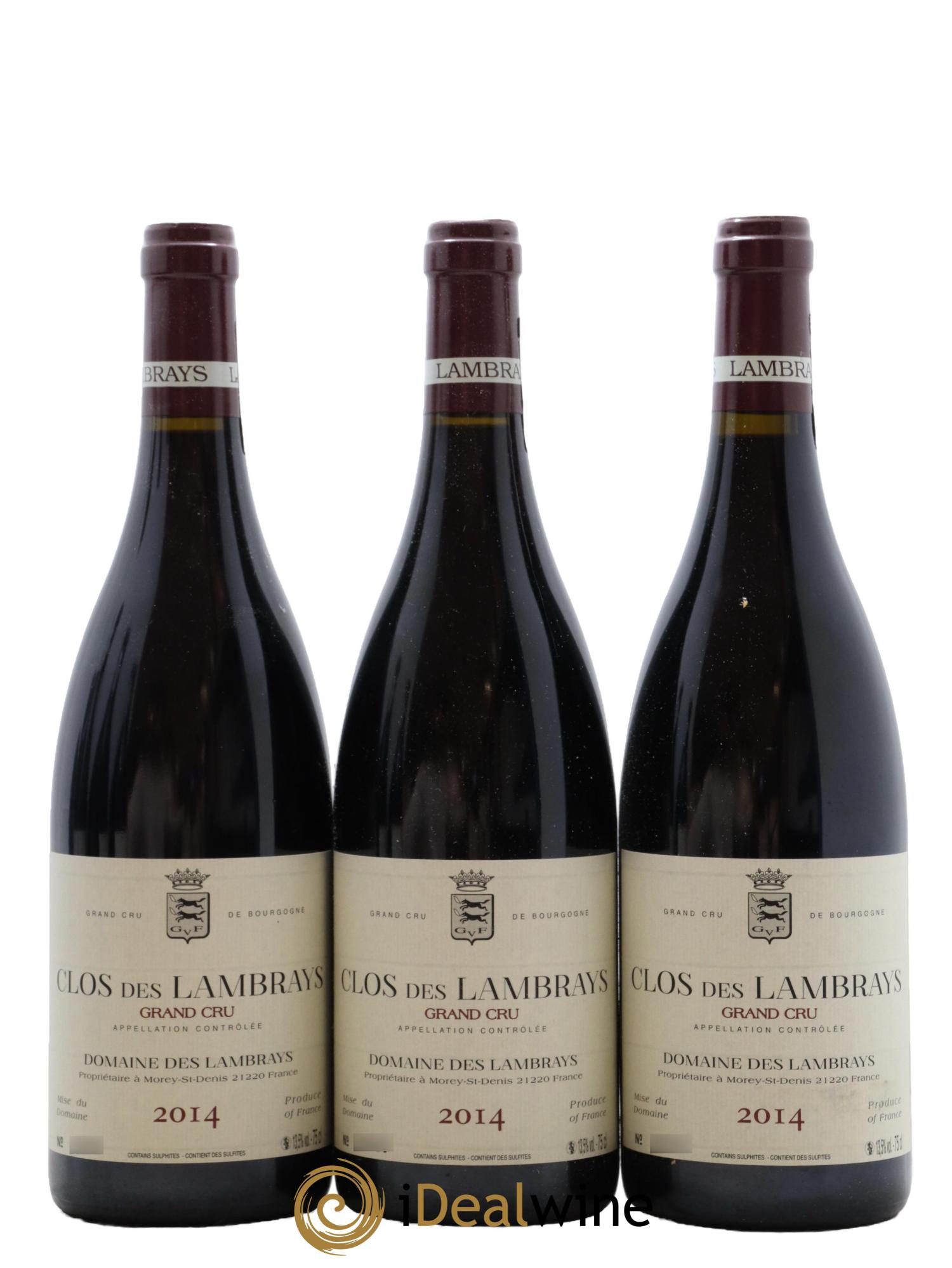 Clos des Lambrays Grand Cru Domaine des Lambrays 2014 - Lotto di 6 bottiglie - 1