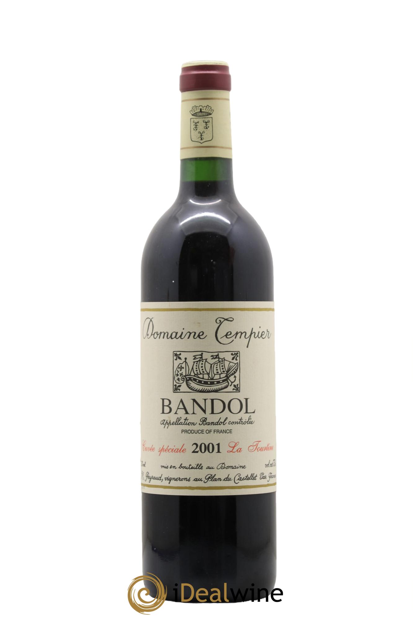 Bandol Domaine Tempier La Tourtine Famille Peyraud 2001 - Lot de 1 bouteille - 0