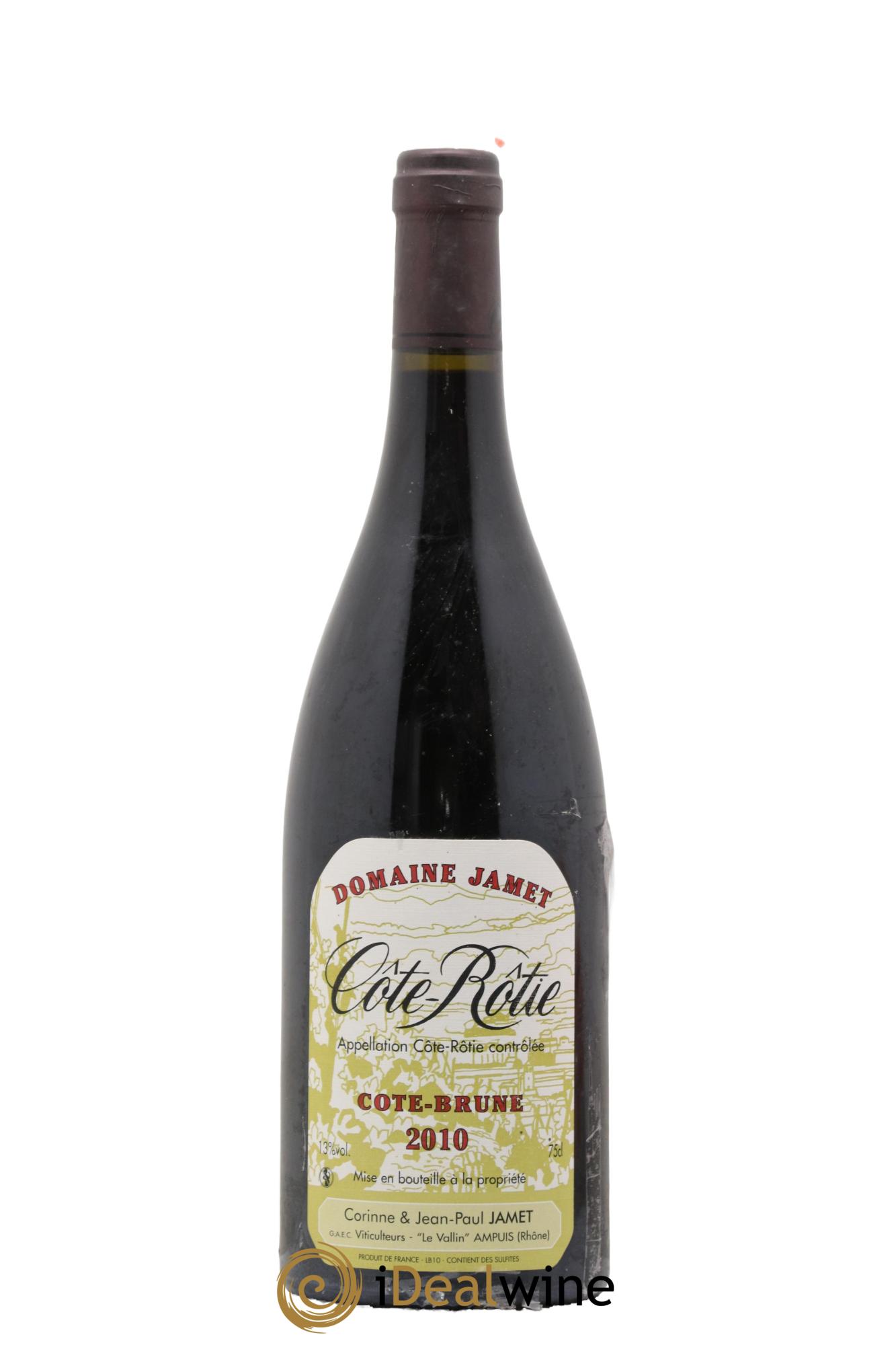 Côte-Rôtie Côte Brune Jamet (Domaine) 2010 - Posten von 1 Flasche - 0