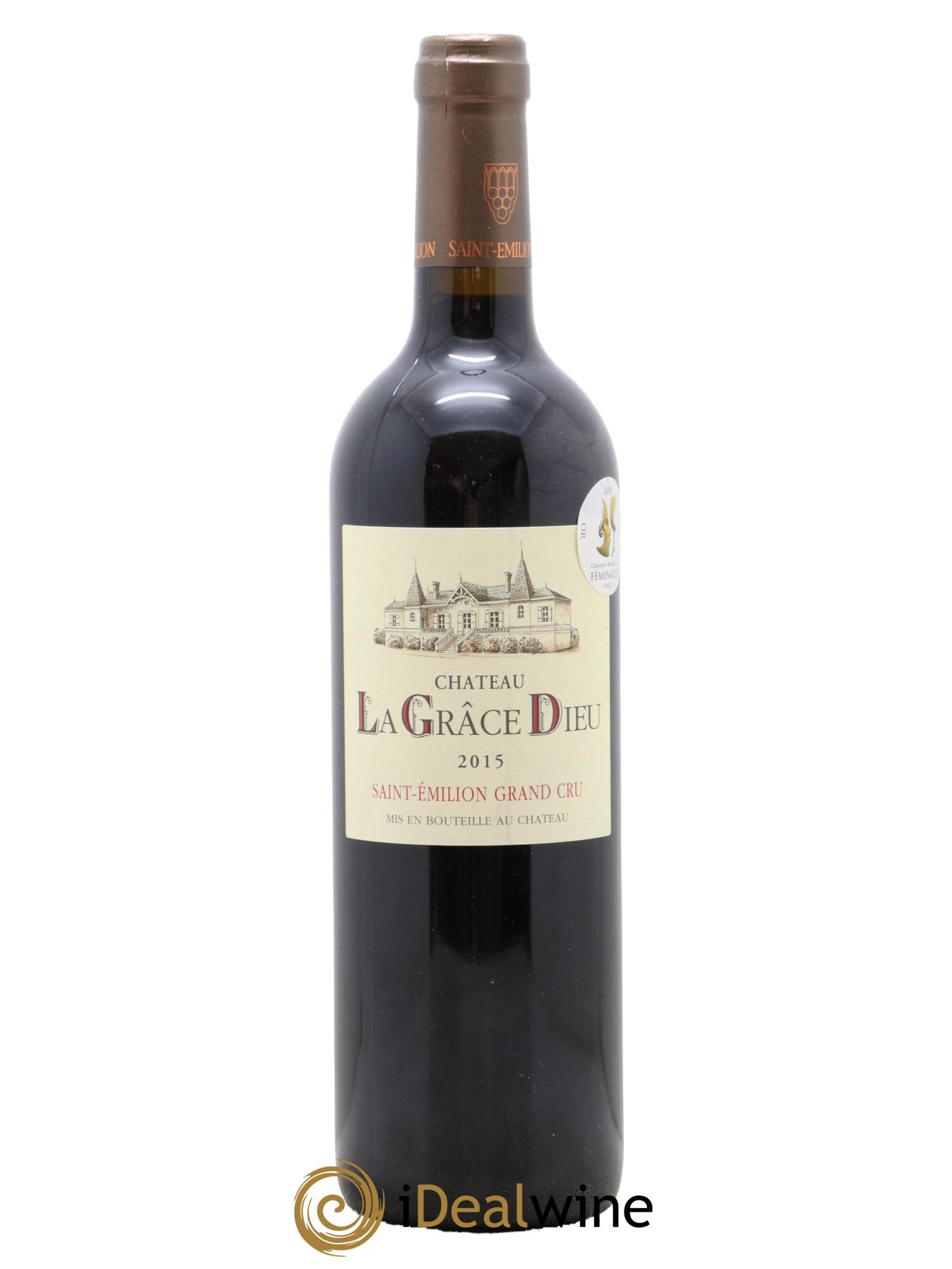 Château la Grâce Dieu  2015 - Lotto di 1 bottiglia - 0