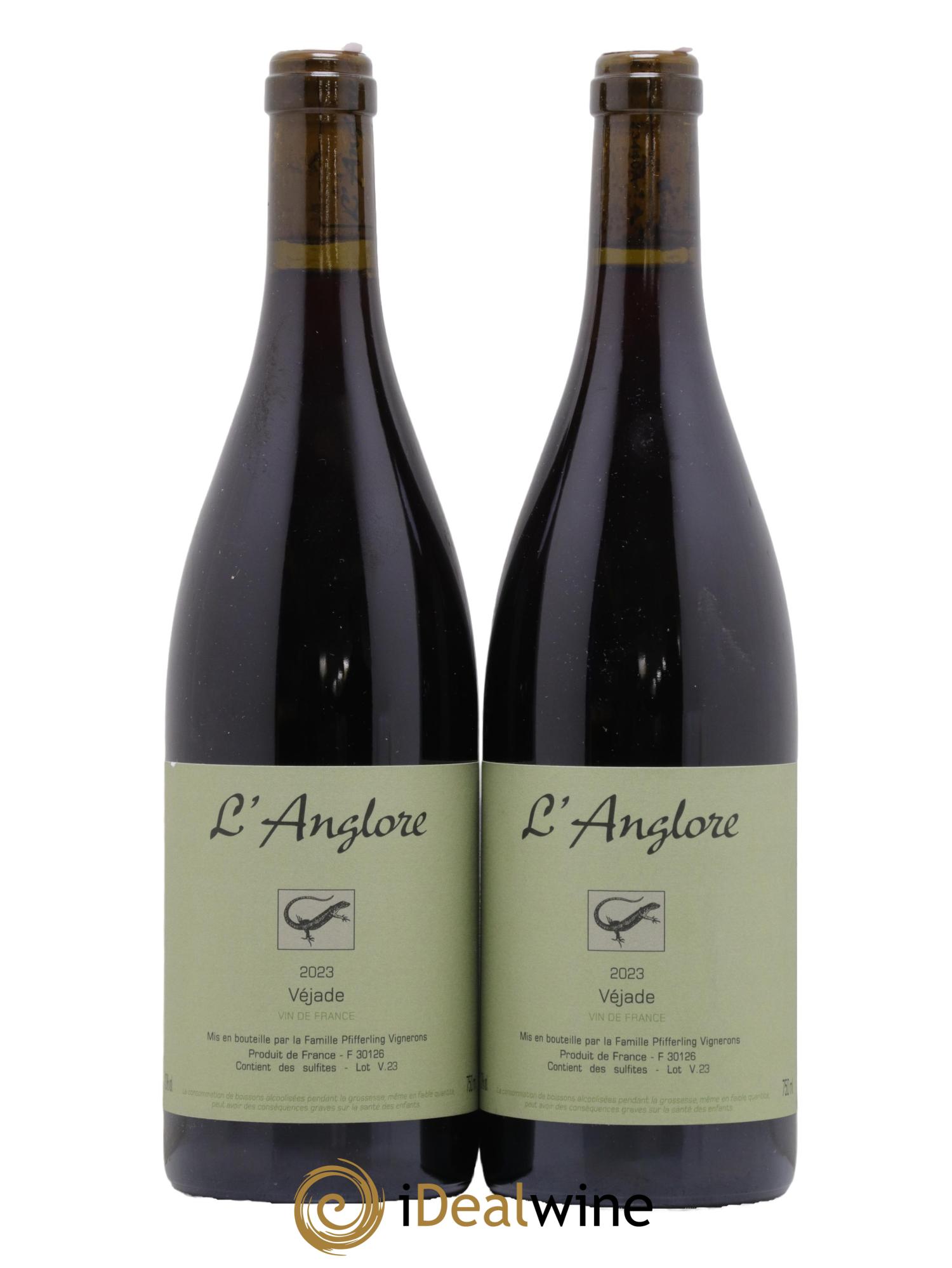 Vin de France Véjade L'Anglore  2023 - Lot de 2 bouteilles - 0