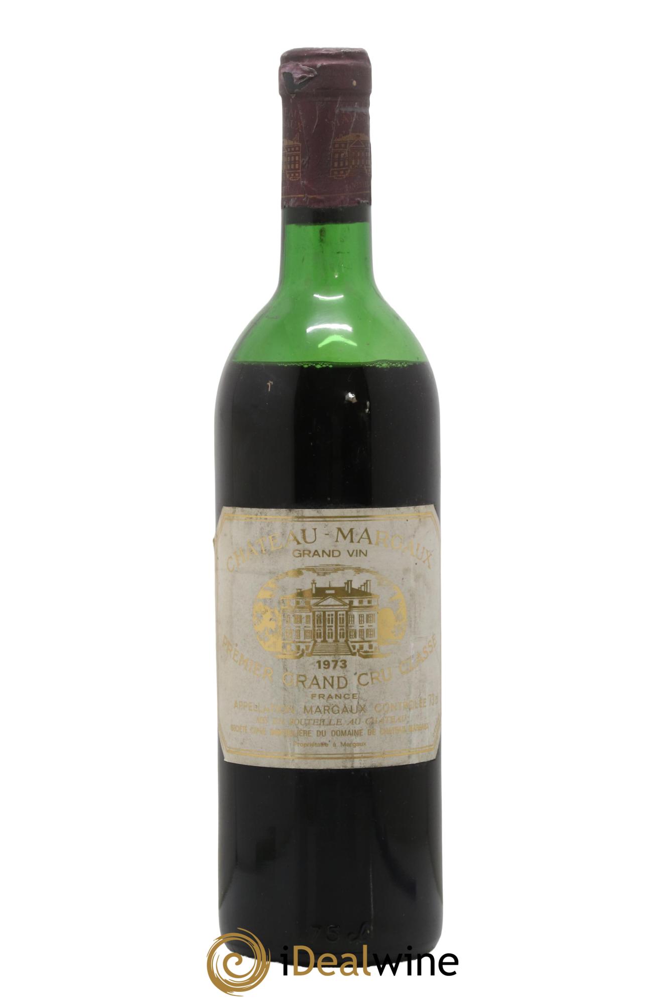 Château Margaux 1er Grand Cru Classé  1973 - Lot de 1 bouteille - 0