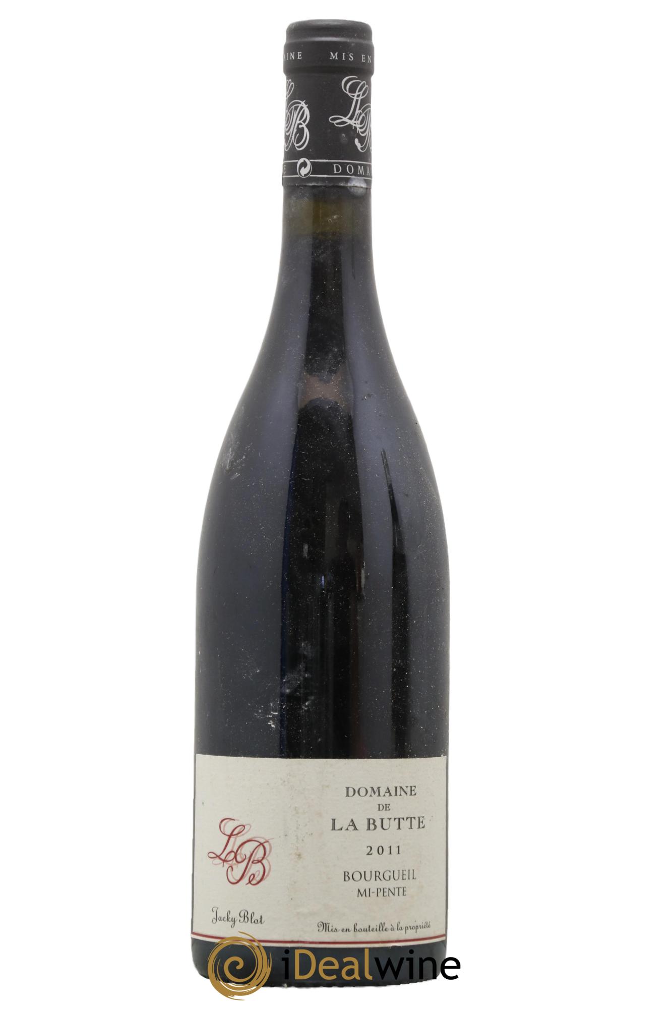 Bourgueil Mi-Pente Domaine de La Butte - Jacky Blot 2011 - Posten von 1 Flasche - 0