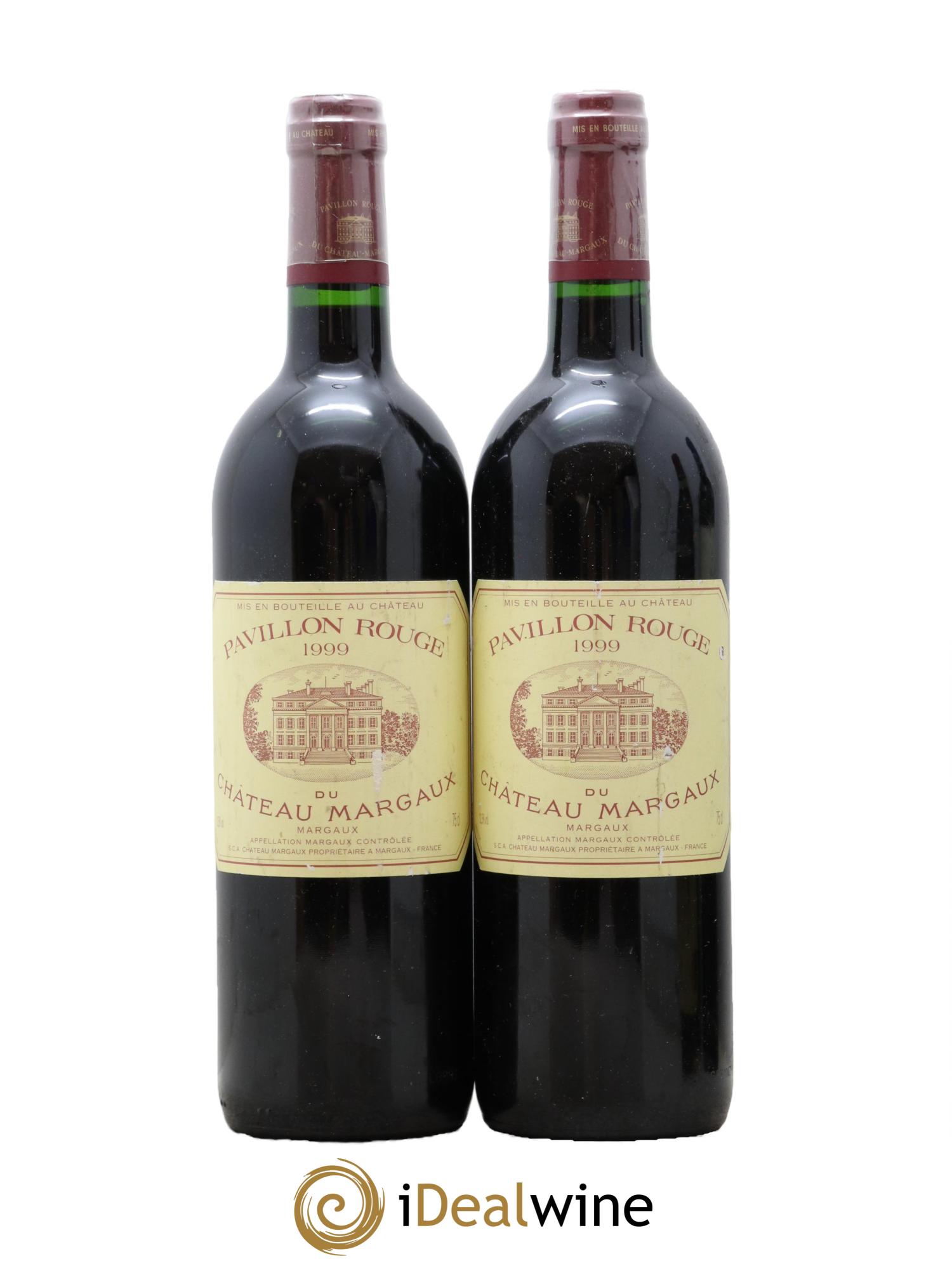 Pavillon Rouge du Château Margaux Second Vin 1999 - Lot of 2 bottles - 0