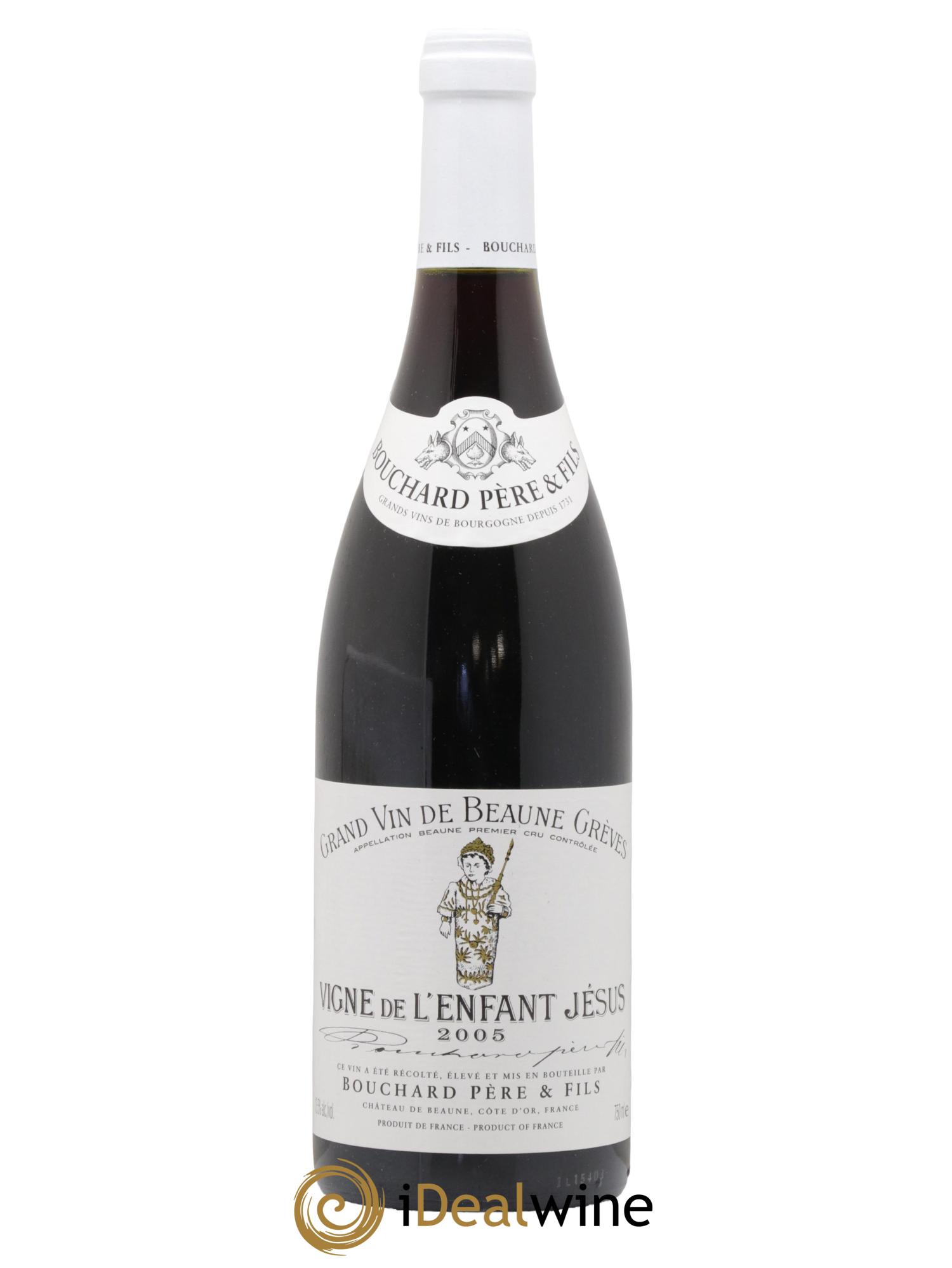 Beaune 1er Cru Grèves - Vigne de l'Enfant Jésus Bouchard Père & Fils 2005 - Lotto di 1 bottiglia - 0