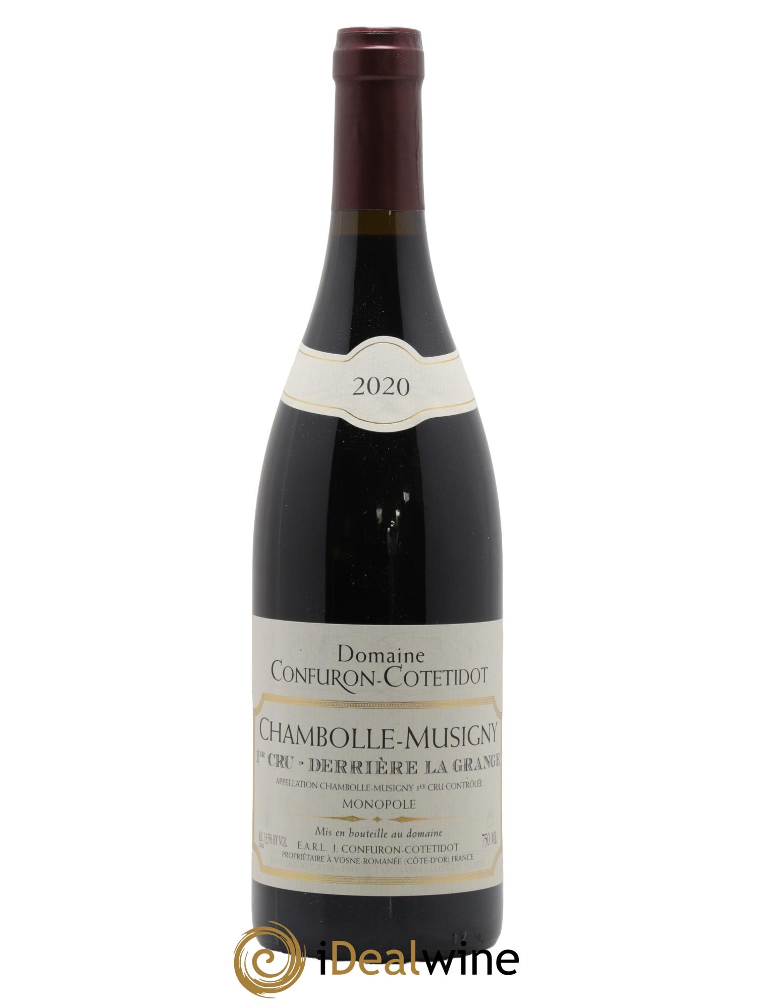 Chambolle-Musigny 1er Cru Derrière la Grange Confuron-Cotetidot 2020 - Lot de 1 bouteille - 0