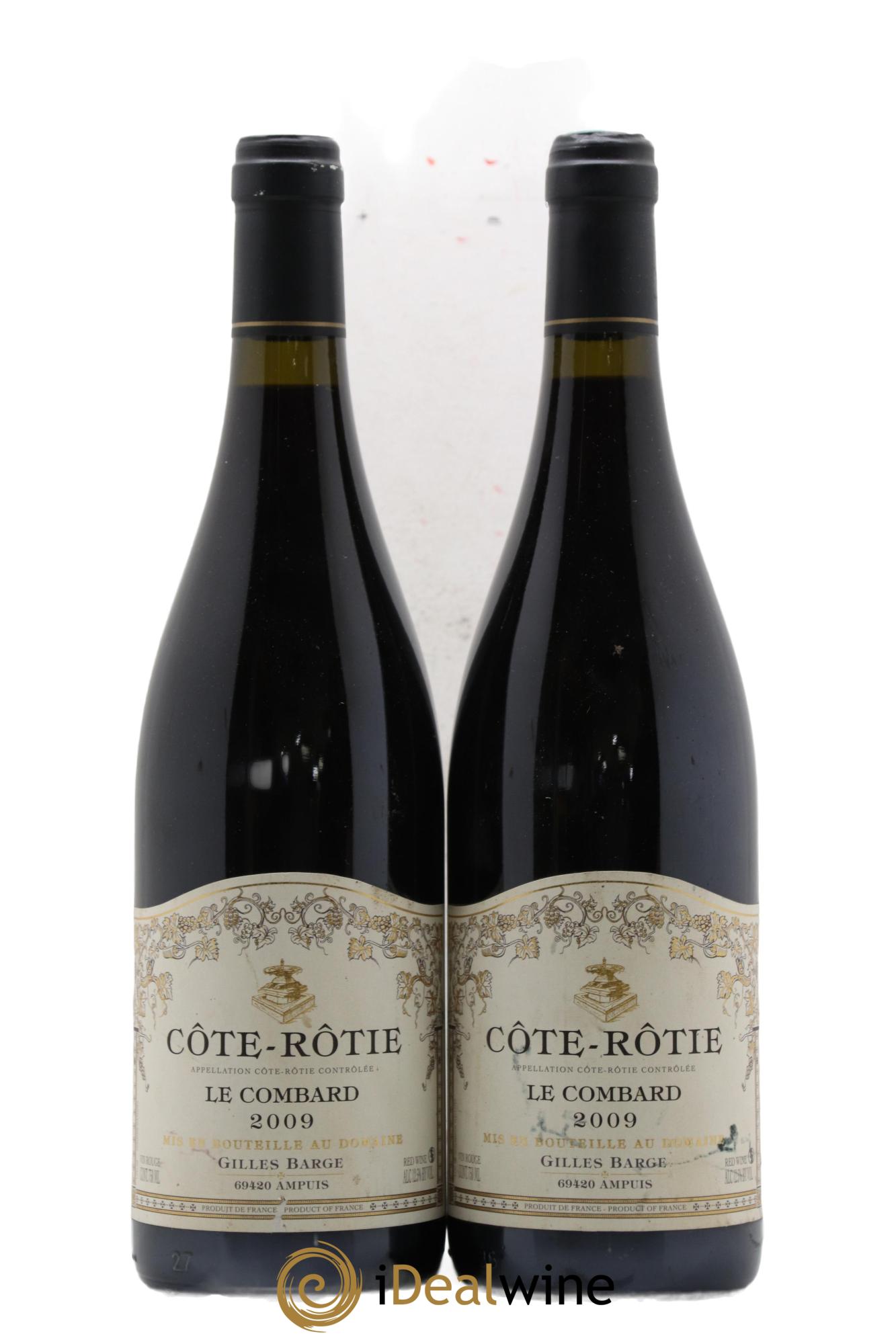 Côte-Rôtie Le Combard Barge (Domaine) 2009 - Lotto di 2 bottiglie - 0