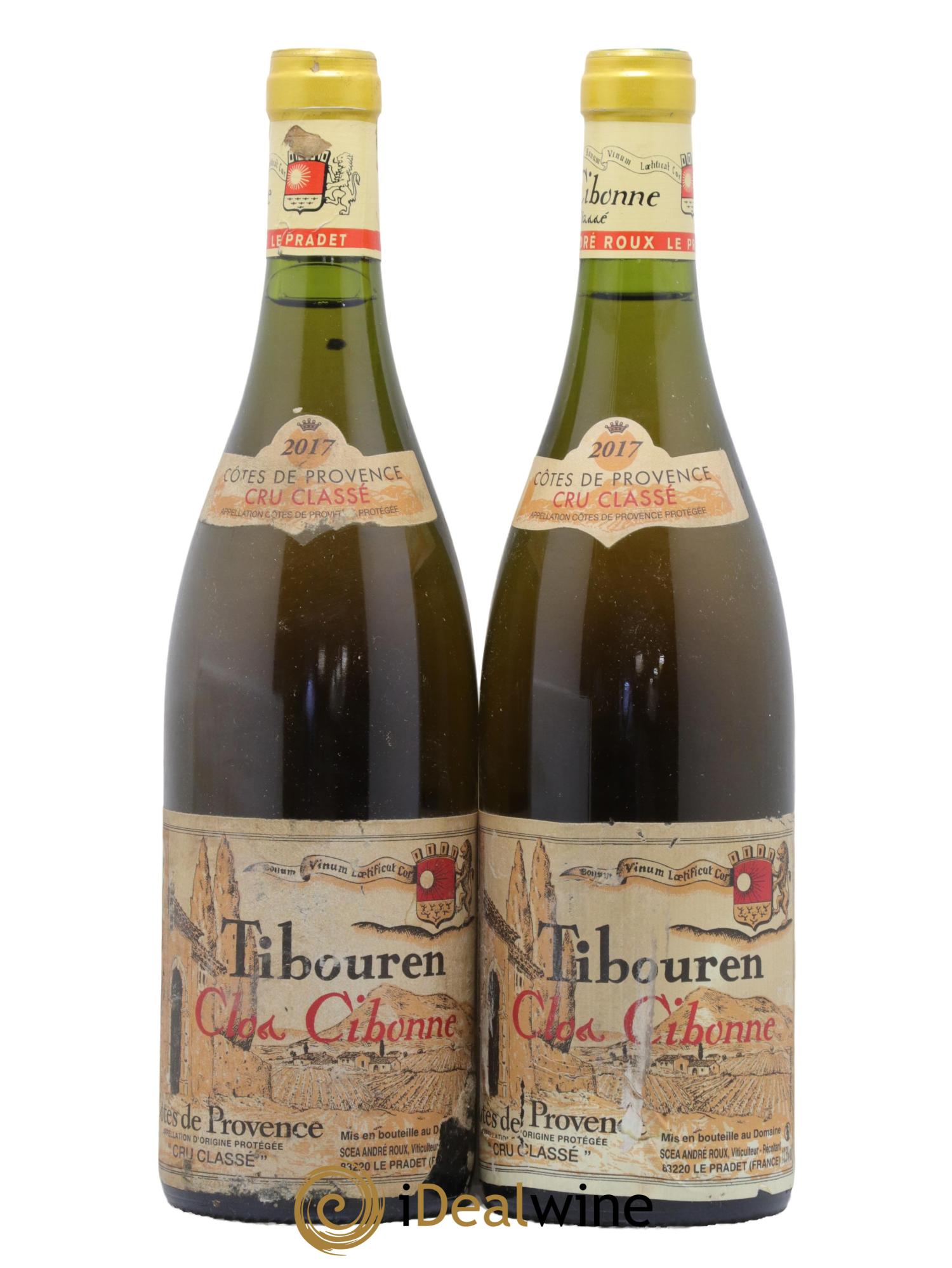 Côtes de Provence Clos Cibonne Tibouren 2017 - Posten von 2 Flaschen - 0