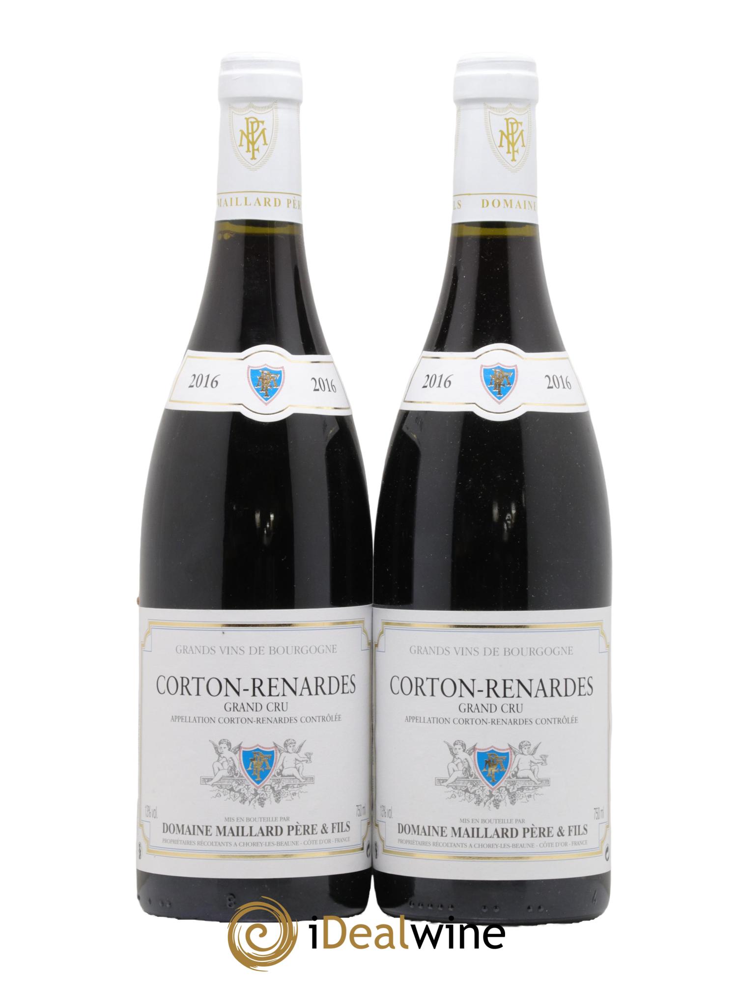 Corton Grand Cru Les Renardes Maillard et Fils (Domaine)  2016 - Posten von 2 Flaschen - 0