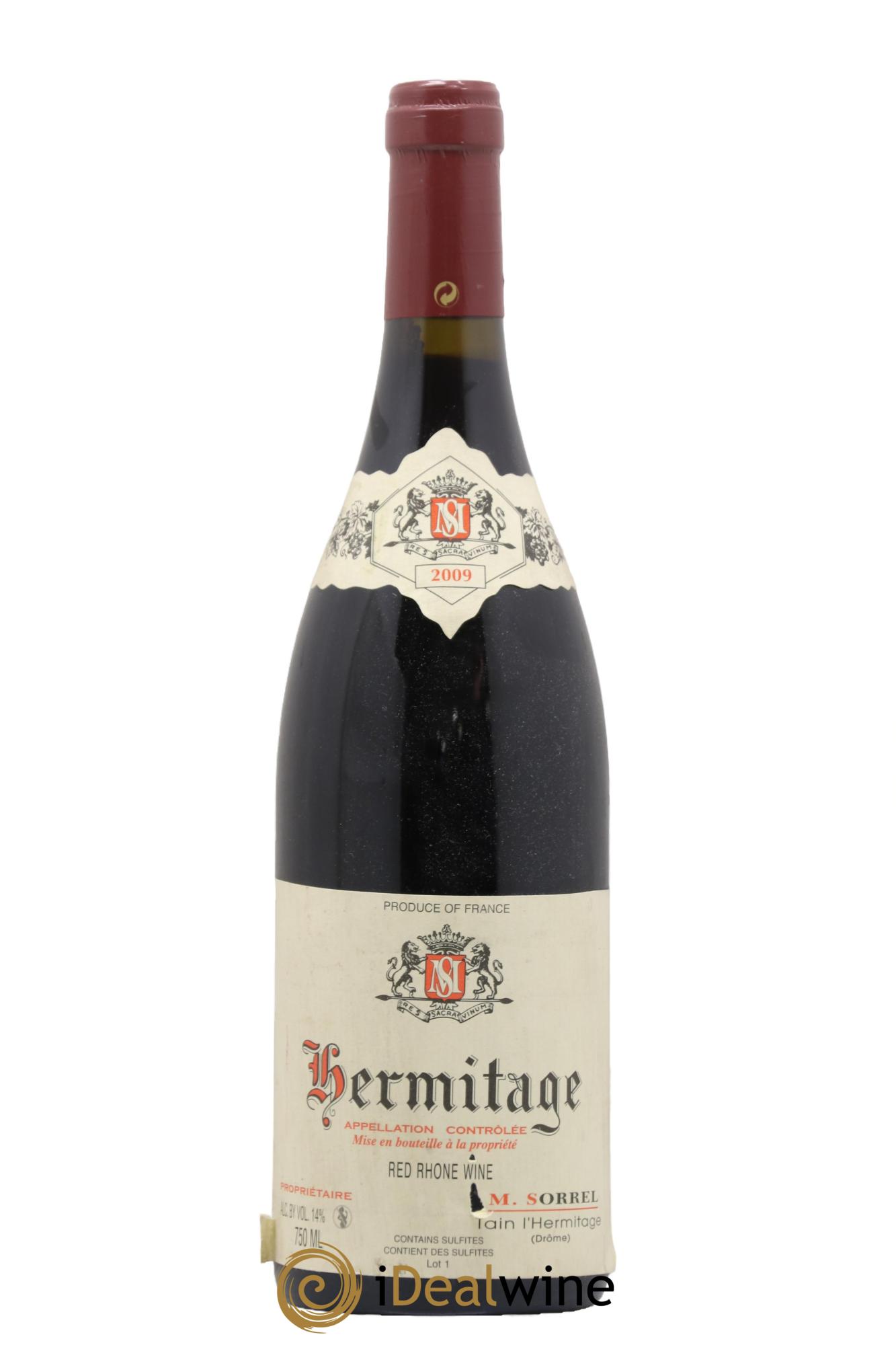 Hermitage Marc Sorrel  2009 - Lot de 1 bouteille - 0