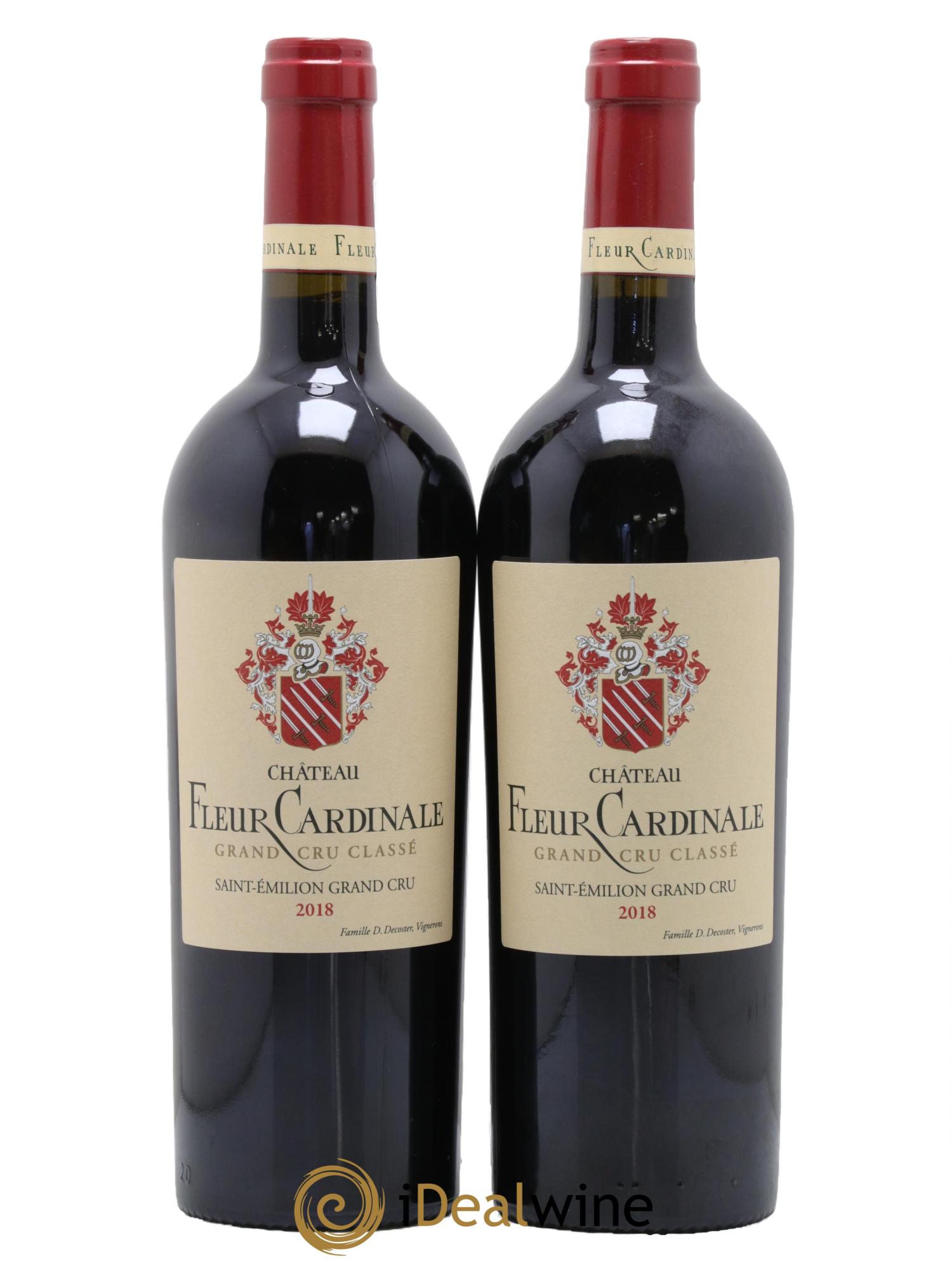 Château Fleur Cardinale Grand Cru Classé 2018 - Lotto di 2 bottiglie - 0