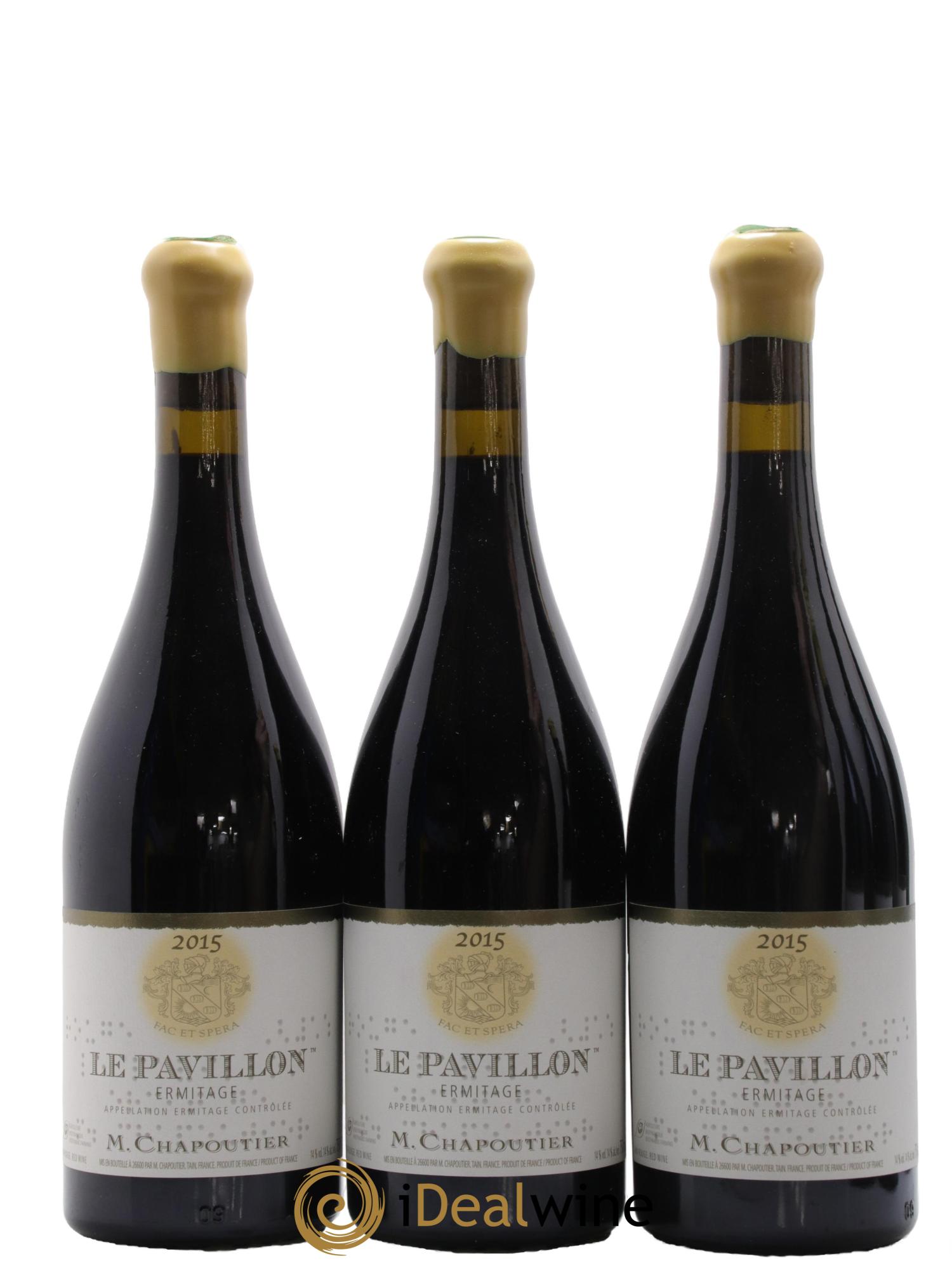 Hermitage Ermitage Le Pavillon Chapoutier 2015 - Lot de 6 bouteilles - 1