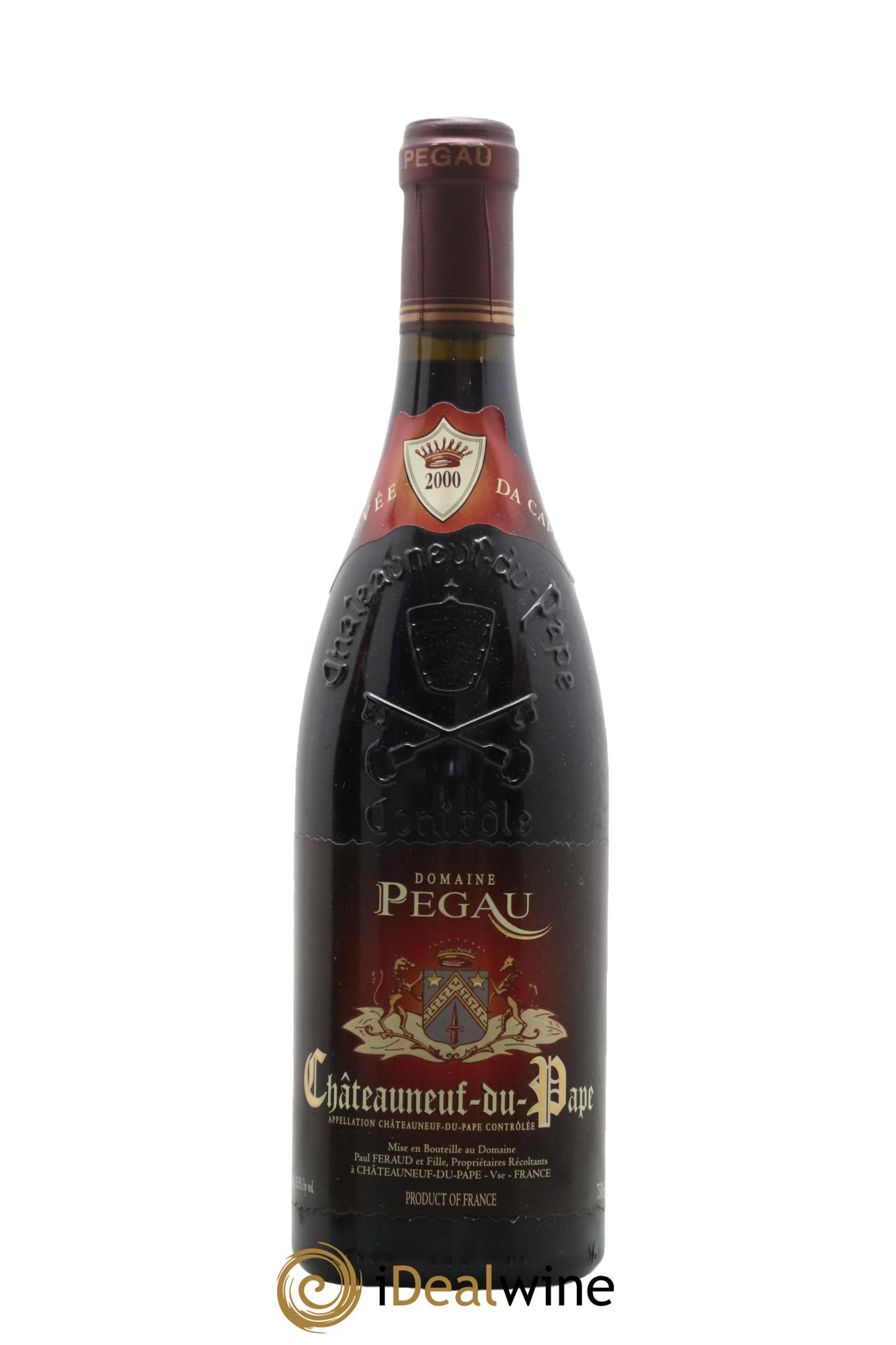 Châteauneuf-du-Pape Domaine du Pégau Cuvée Da Capo Paul et Laurence Féraud 2000 - Lot de 1 bouteille - 0