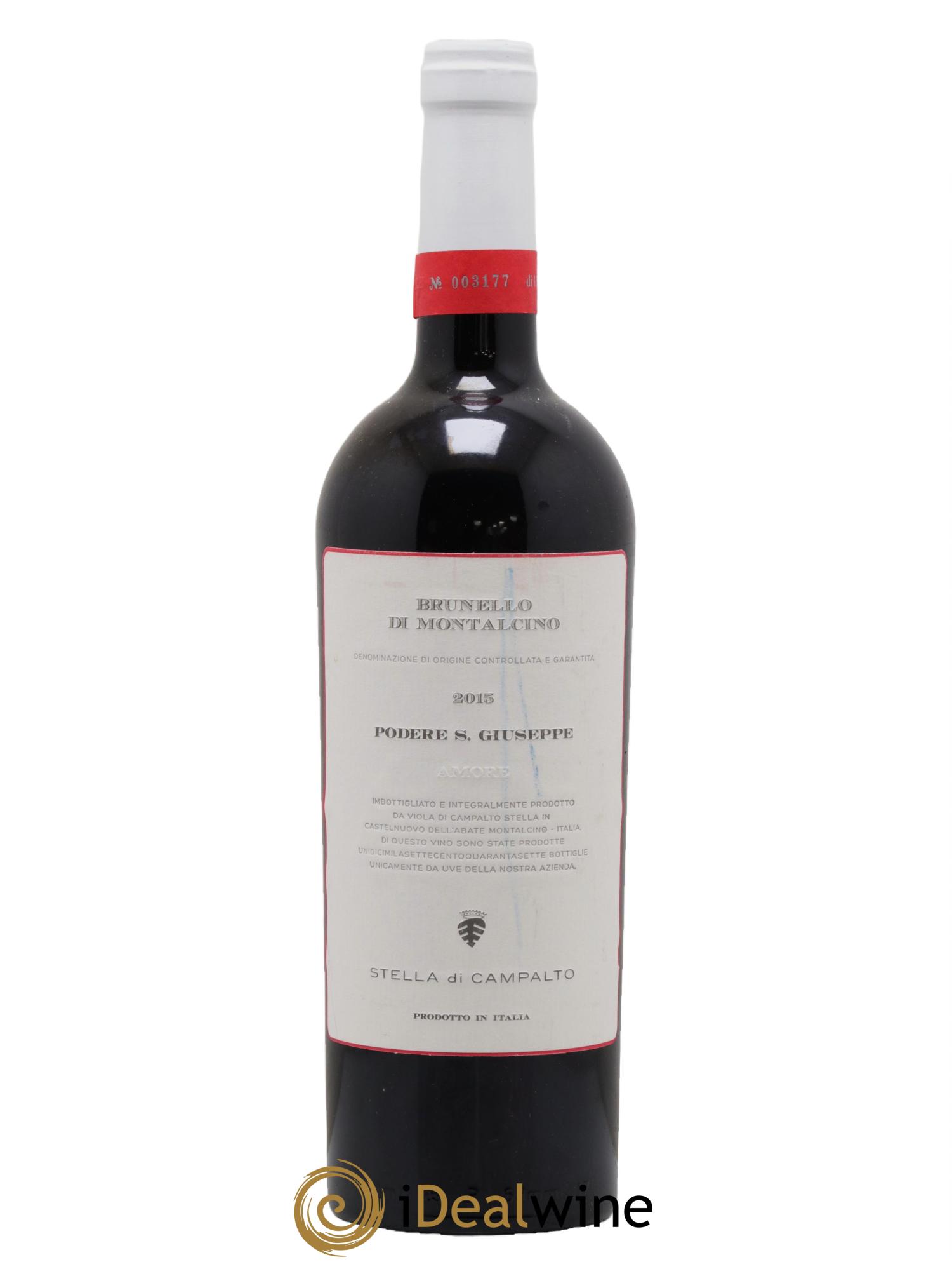 Brunello di Montalcino DOCG Stella Di Campalto Amore Podere S. Giuseppe 2015 - Lotto di 1 bottiglia - 0