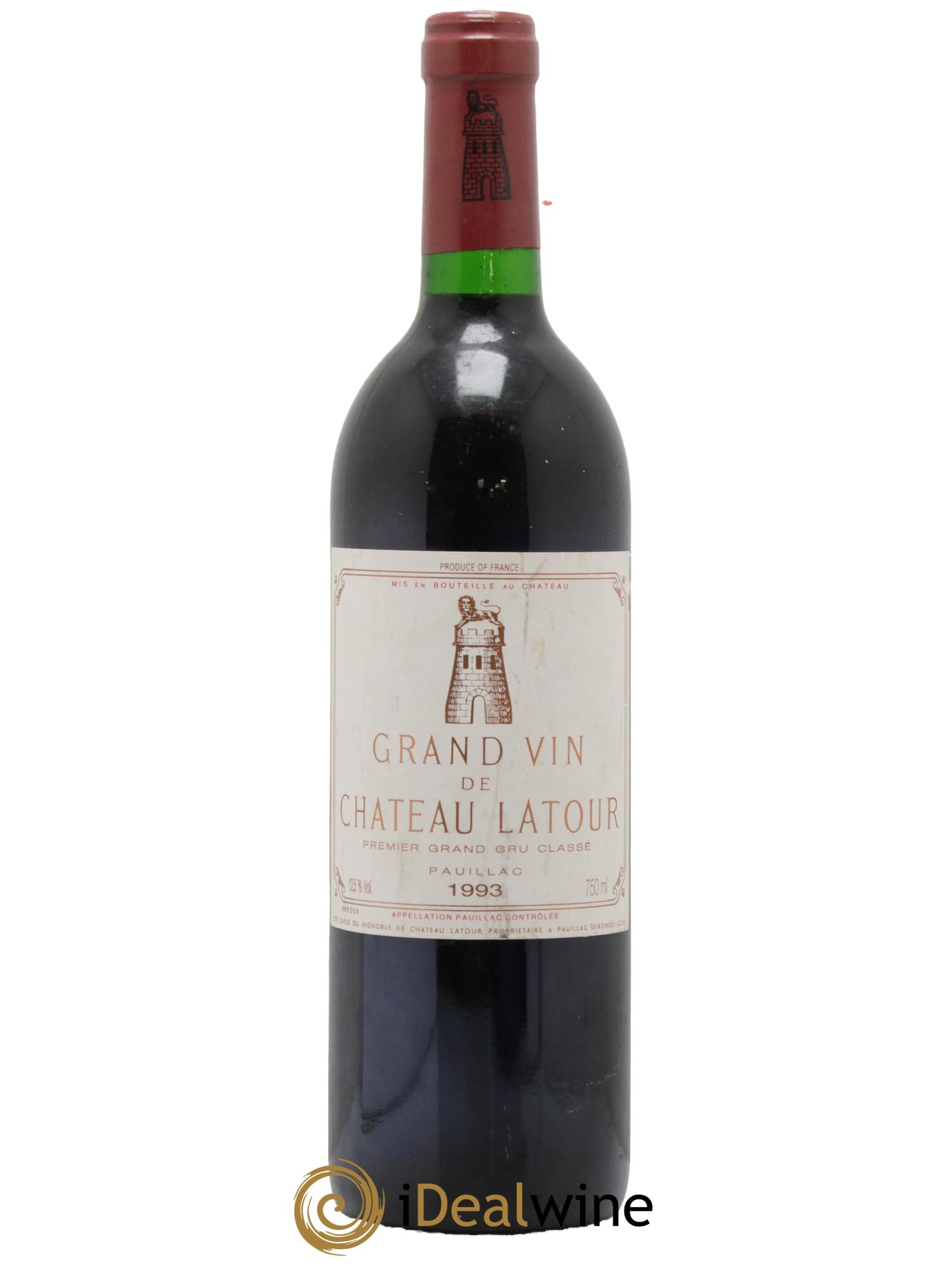 Château Latour 1er Grand Cru Classé 1993 - Lot of 1 bottle - 0