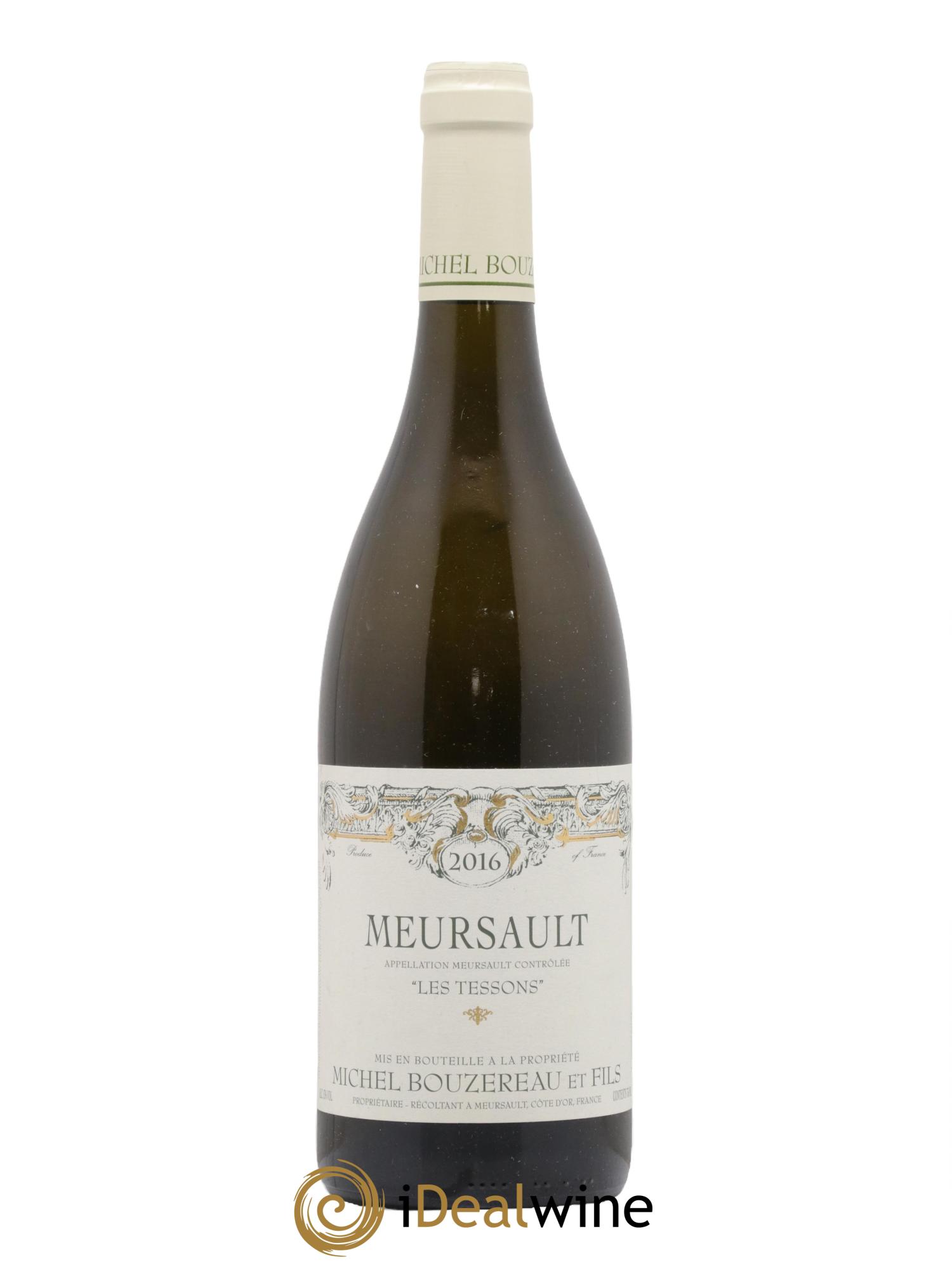 Meursault Les Tessons Michel Bouzereau et Fils (Domaine) 2016 - Lot of 1 bottle - 0