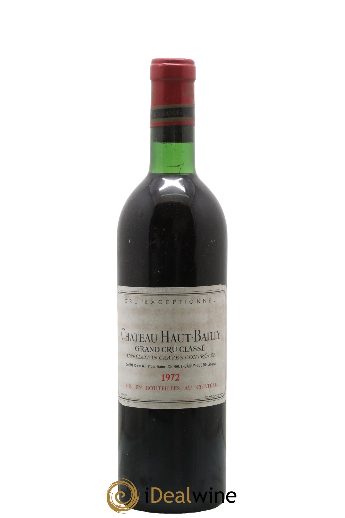 Château Haut-Bailly Cru Classé de Graves 1972 - Lotto di 1 bottiglia - 0