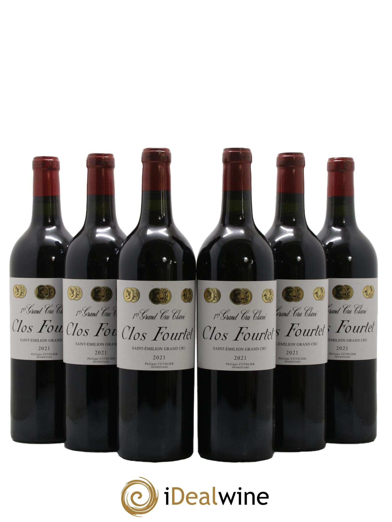 Clos Fourtet 1er Grand Cru Classé B 2021 - Lot de 6 bouteilles - 0