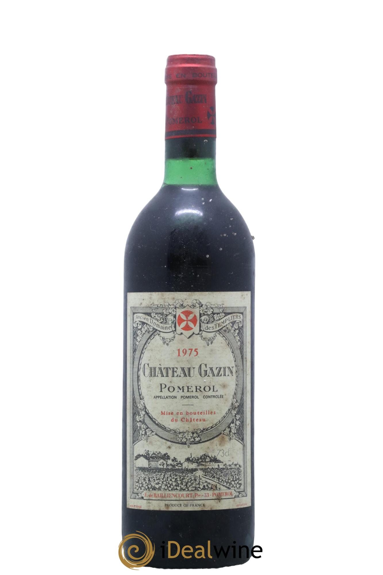 Château Gazin 1975 - Lotto di 1 bottiglia - 0