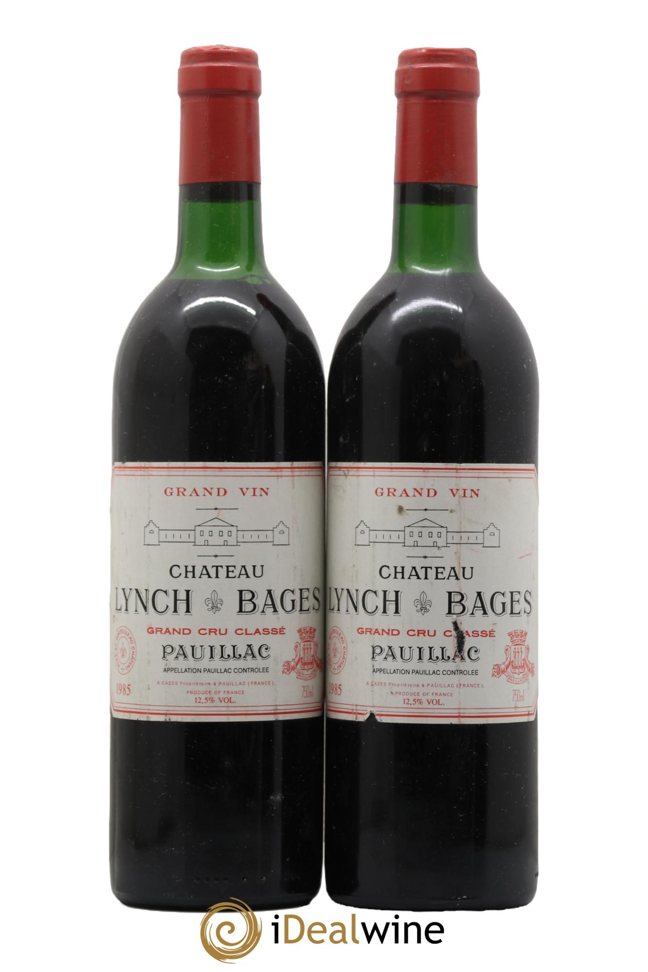 Château Lynch Bages 5ème Grand Cru Classé 1985 - Lot of 2 bottles - 0