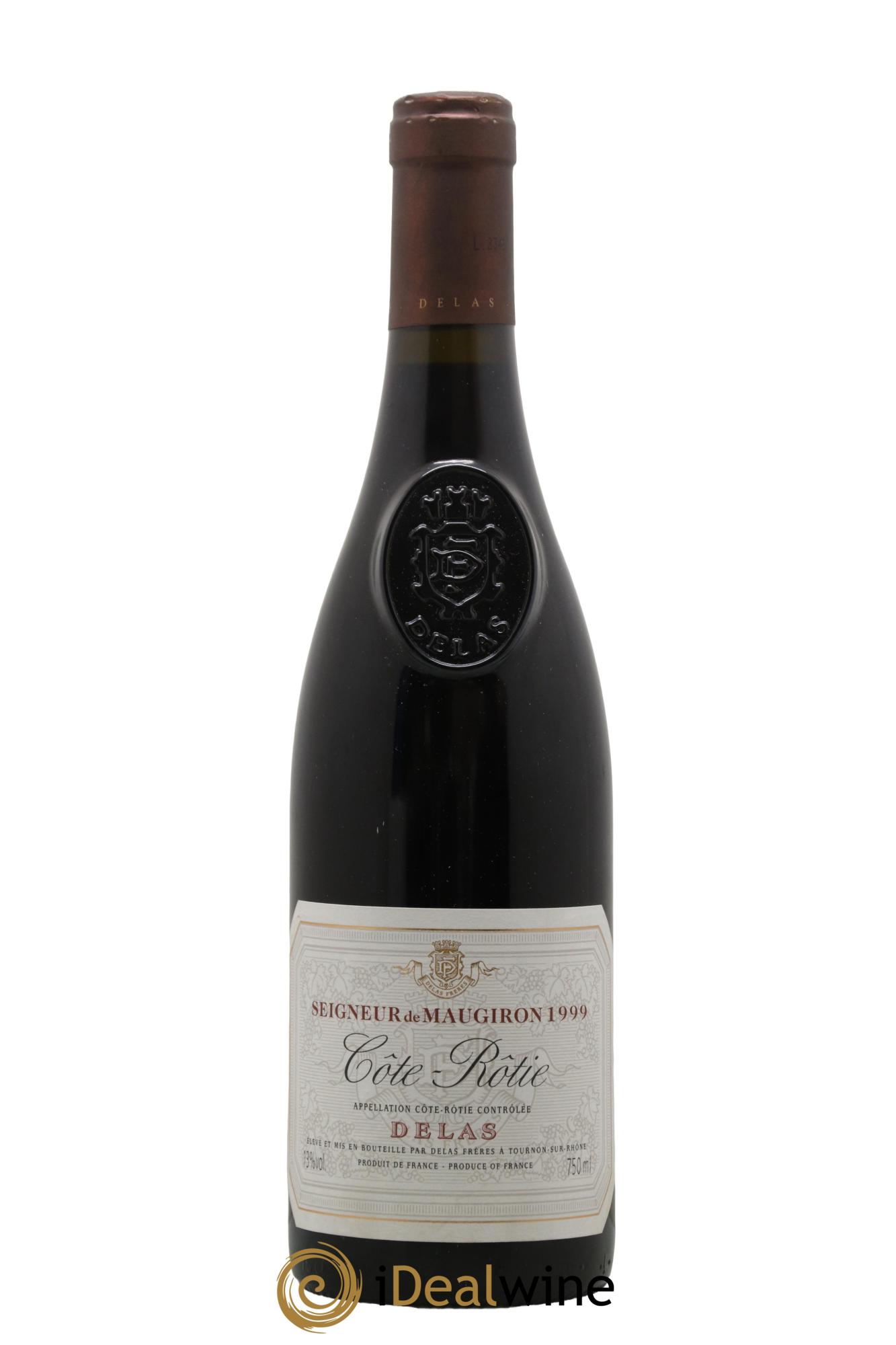 Côte-Rôtie Seigneur de Maugiron Delas Frères 1999 - Lot de 1 bouteille - 0