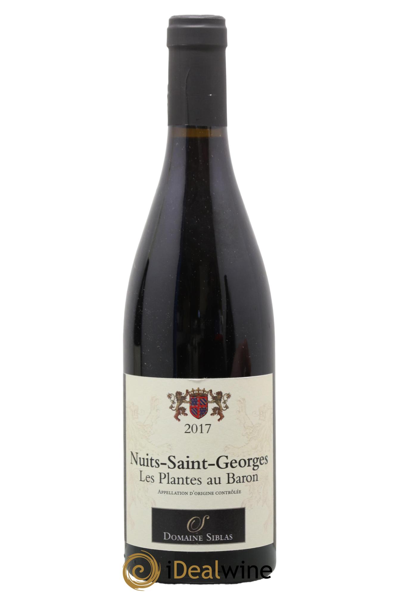 Nuits Saint-Georges Plantes au Baron Domaine Patricia Siblas 2017 - Lot de 1 bouteille - 0