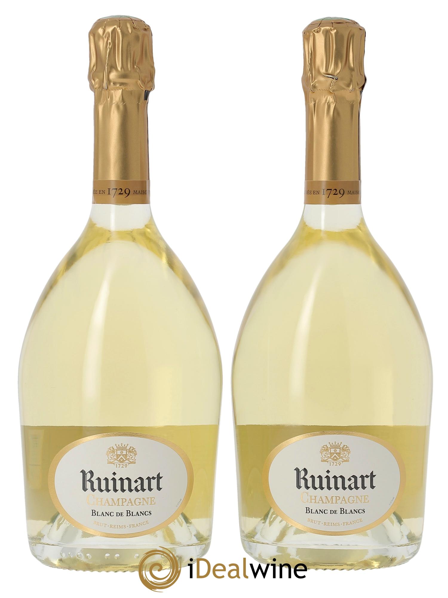 Caisse Blanc de Blancs Ruinart   - Lot de 2 bouteilles - 1