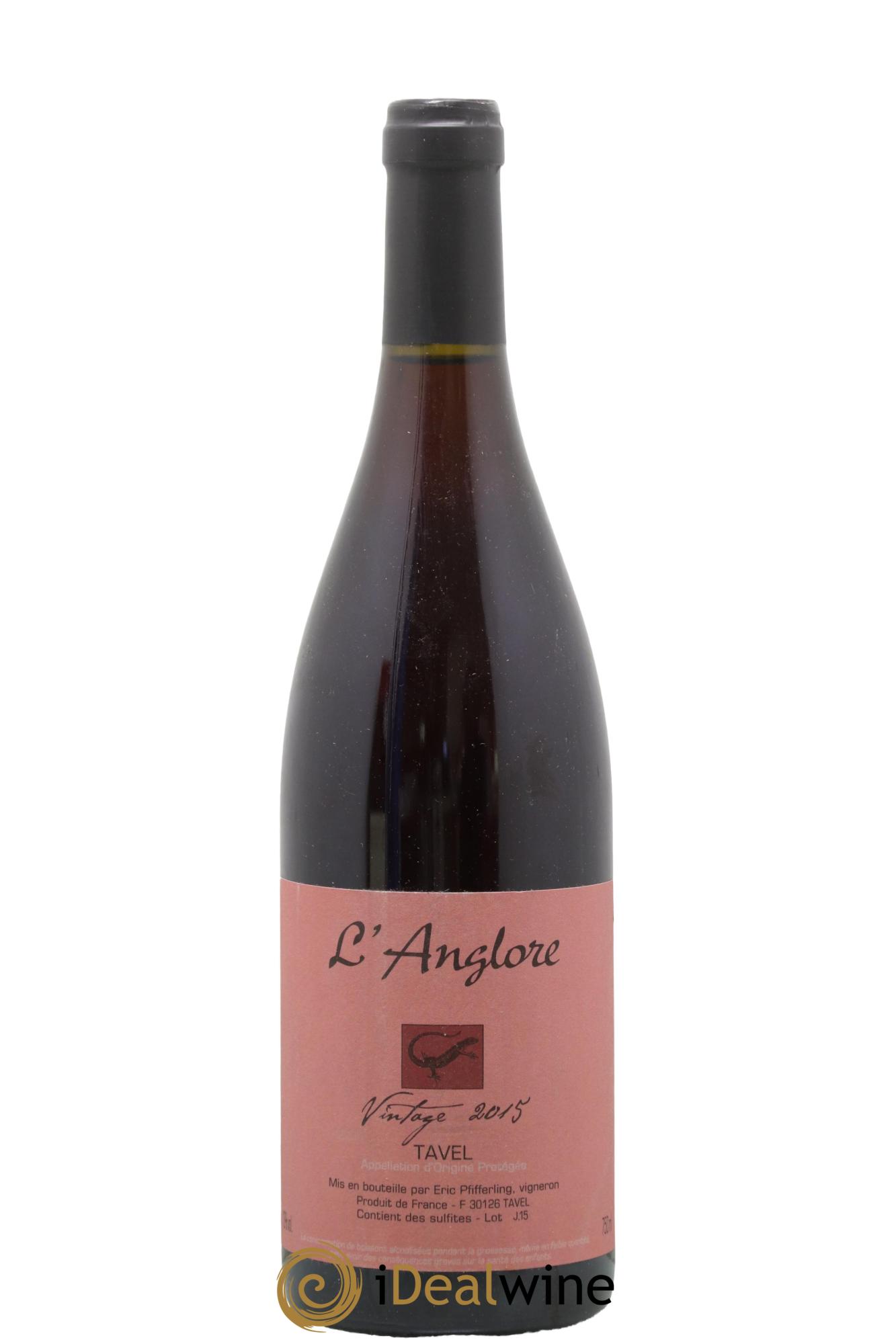 Tavel Vintage L'Anglore 2015 - Lot of 1 bottle - 0