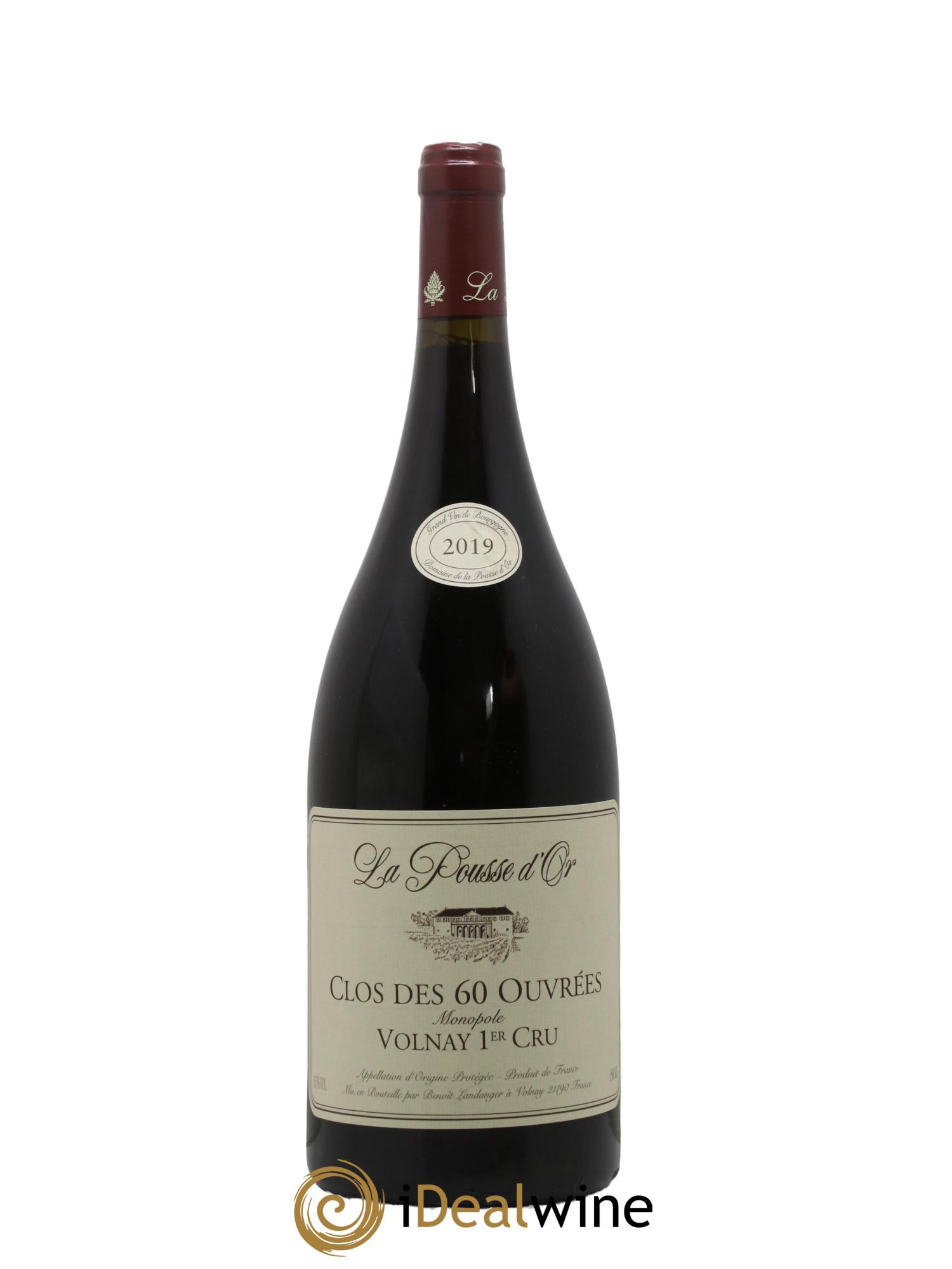 Volnay 1er Cru Clos des 60 ouvrées La Pousse d'Or (Domaine de) 2019 - Lot de 1 magnum - 0