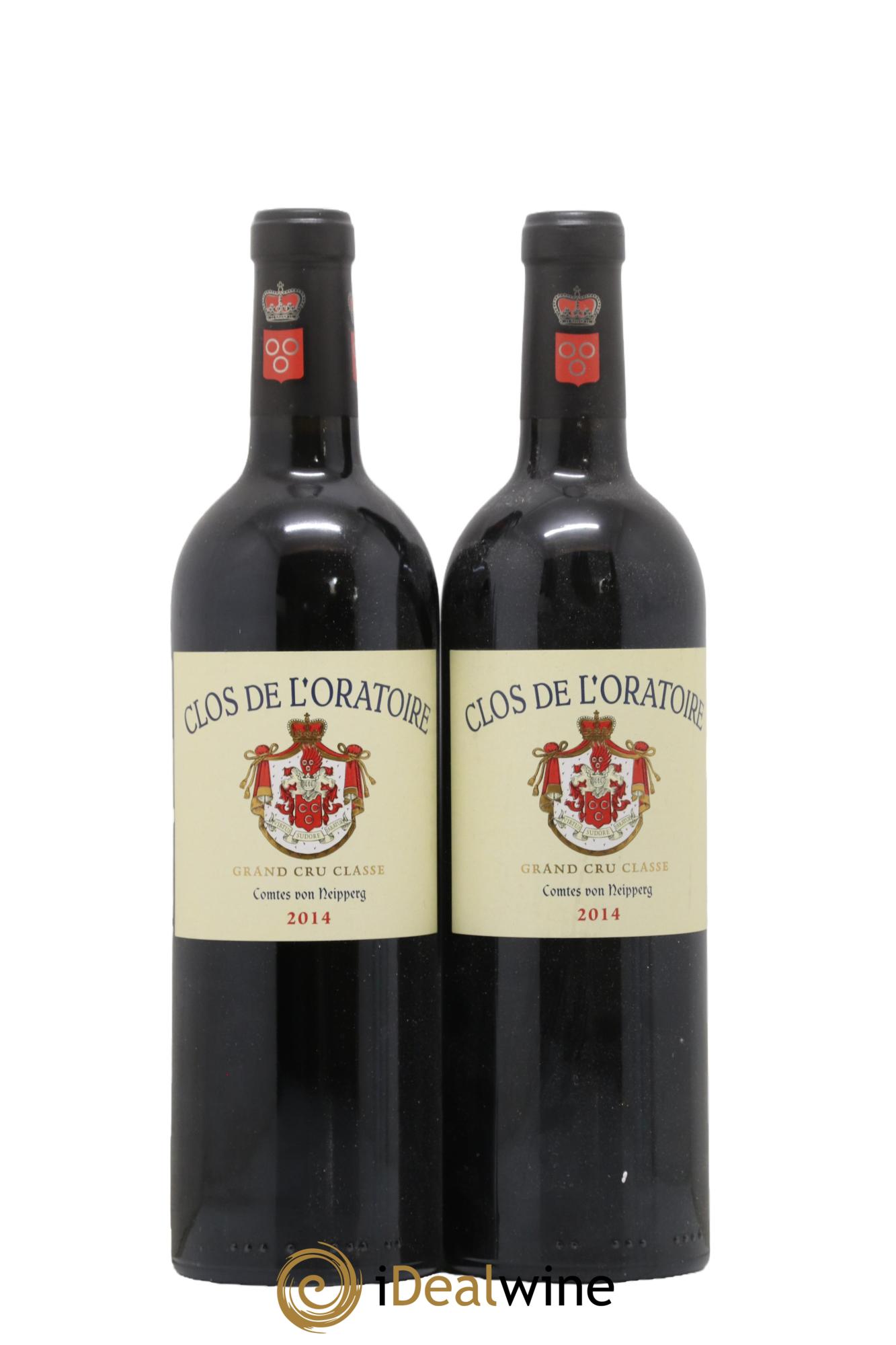 Clos de l'Oratoire Grand Cru Classé 2014 - Lotto di 2 bottiglie - 0