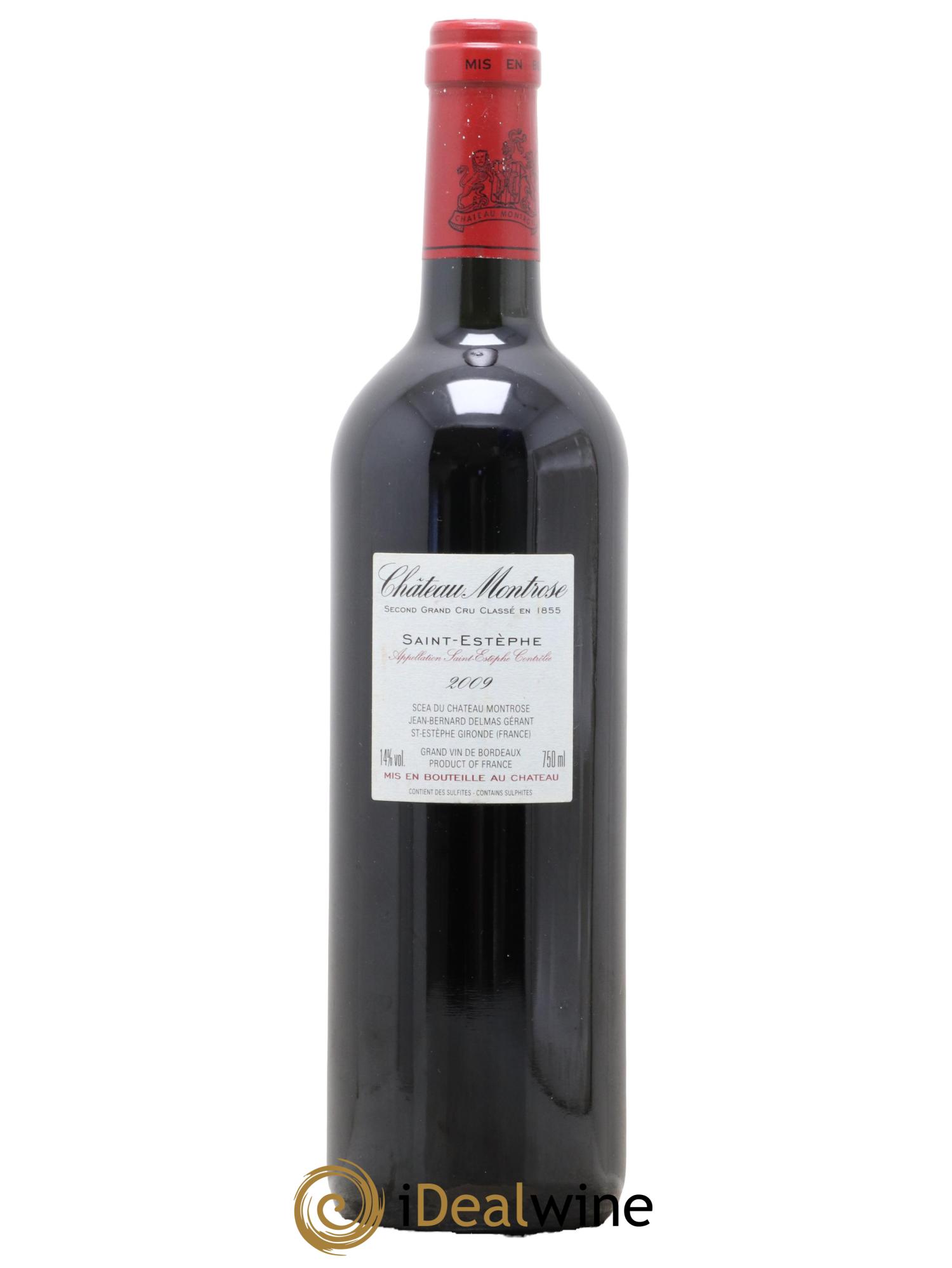 Château Montrose 2ème Grand Cru Classé 2009 - Lot de 1 bouteille - 1