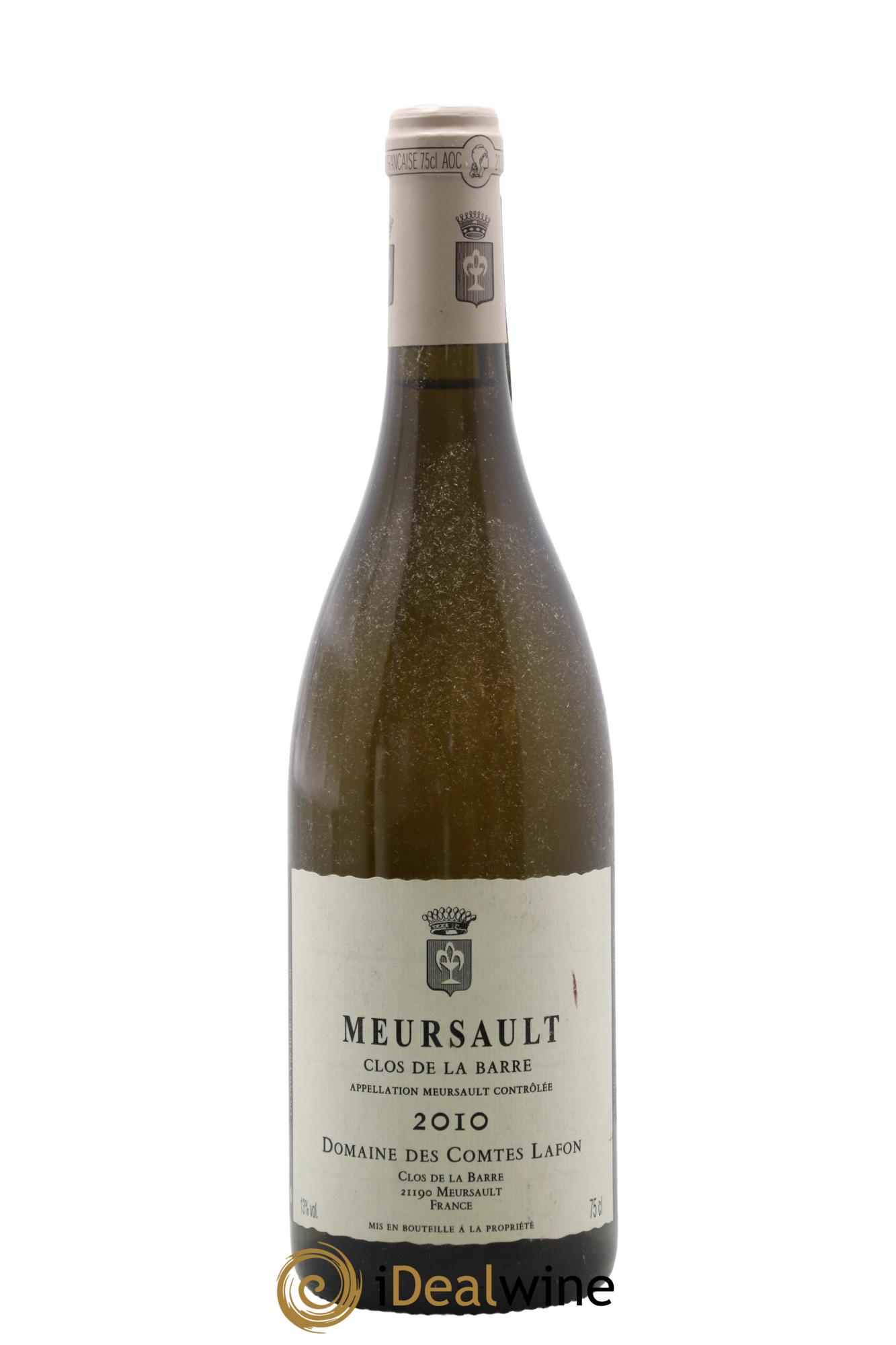 Meursault Clos de la Barre Comtes Lafon (Domaine des) 2010 - Lot de 1 bouteille - 0