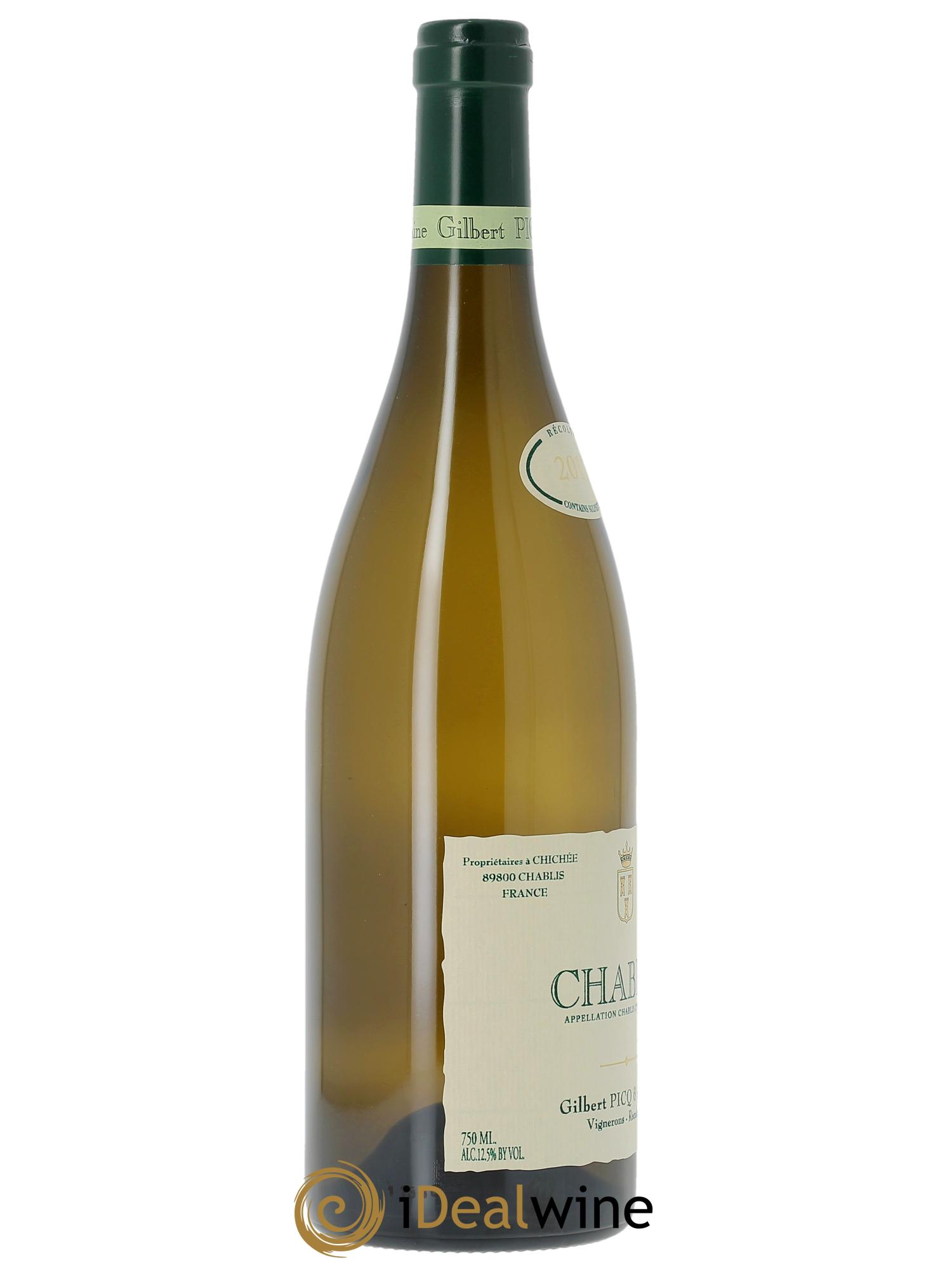 Chablis Gilbert Picq et Fils   2017 - Lot de 1 bouteille - 1