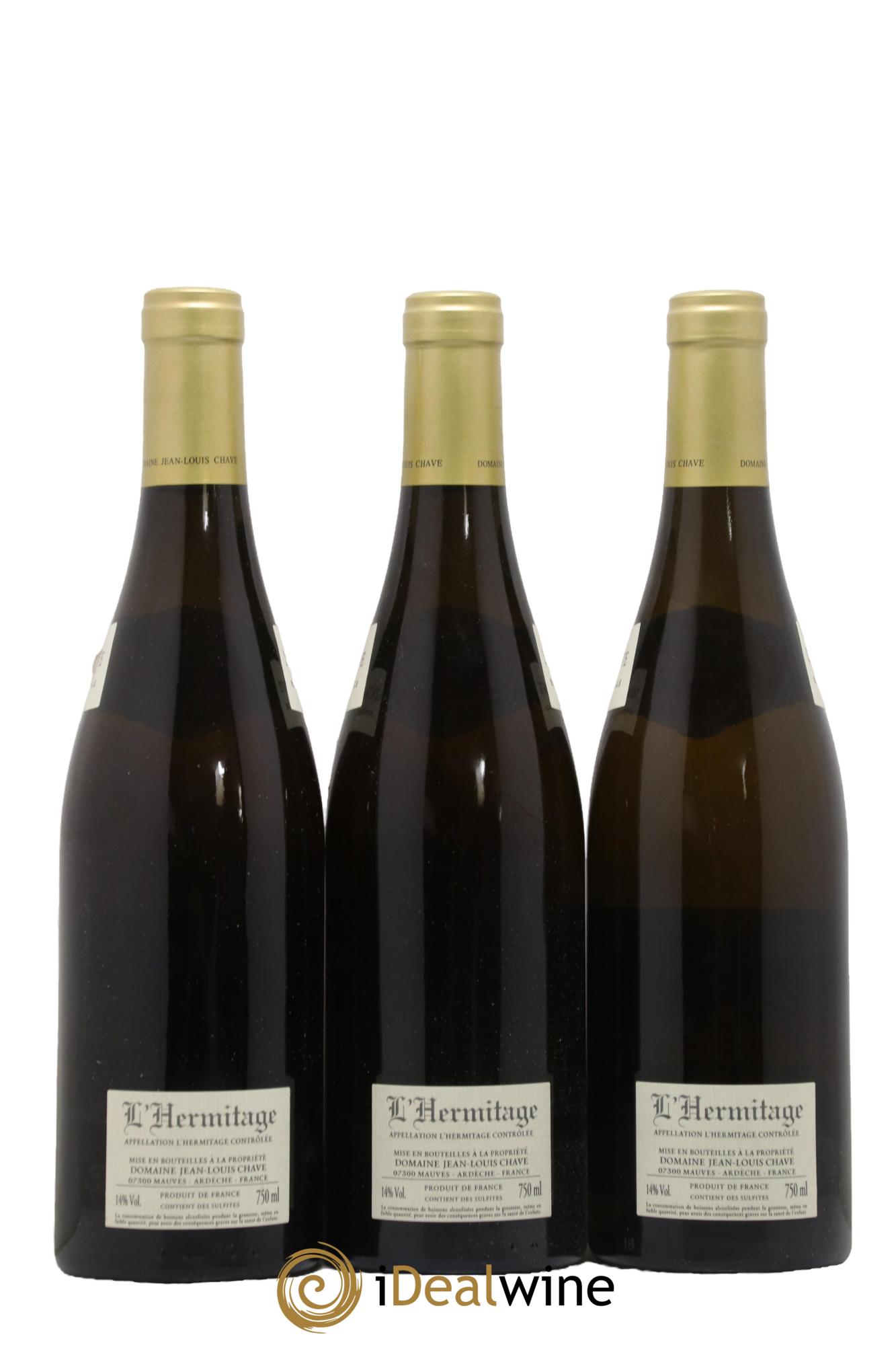 Hermitage Jean-Louis Chave 2012 - Posten von 3 Flaschen - 1