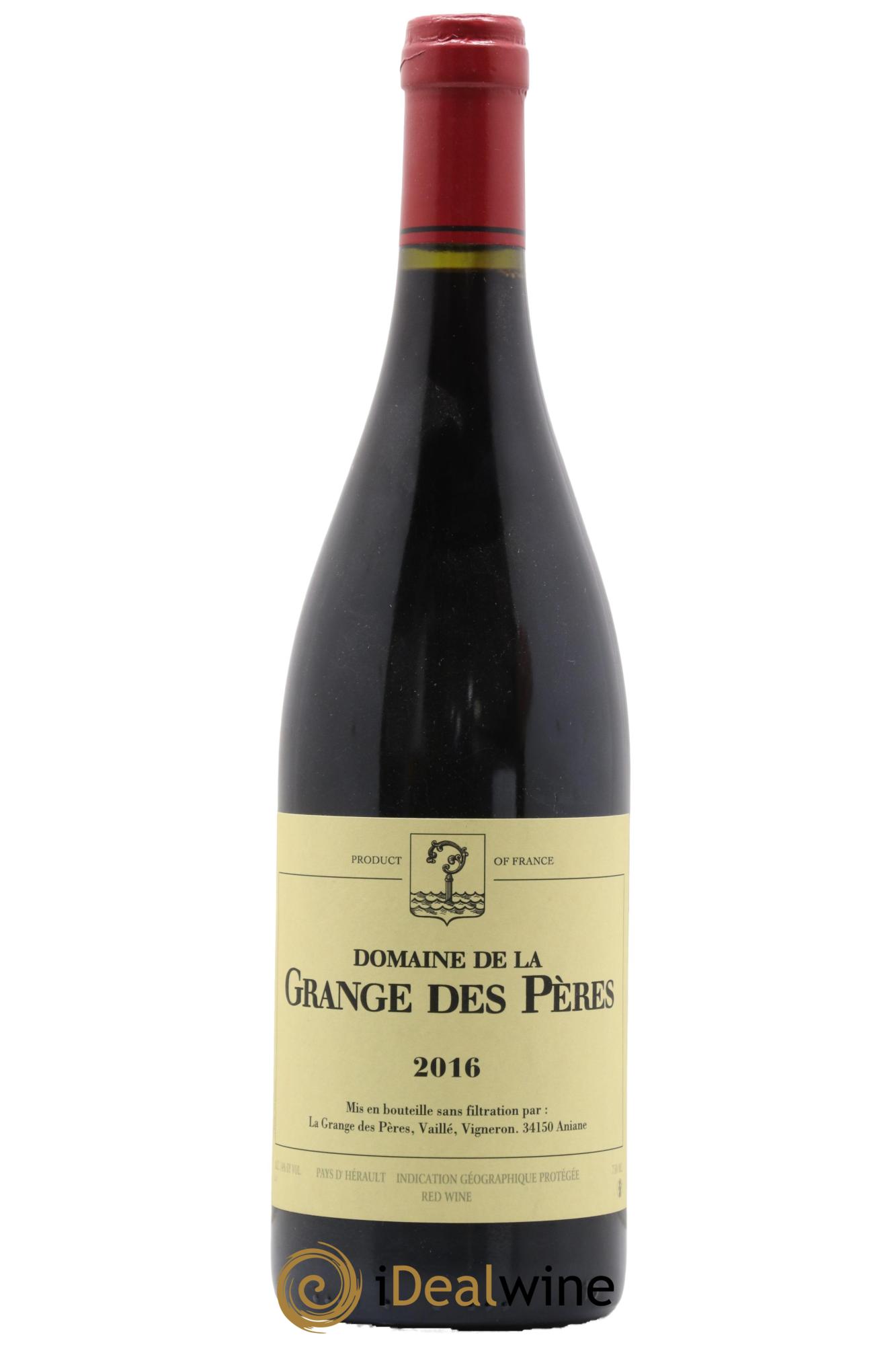 IGP Pays d'Hérault Grange des Pères Laurent Vaillé 2016 - Lot of 1 bottle - 0