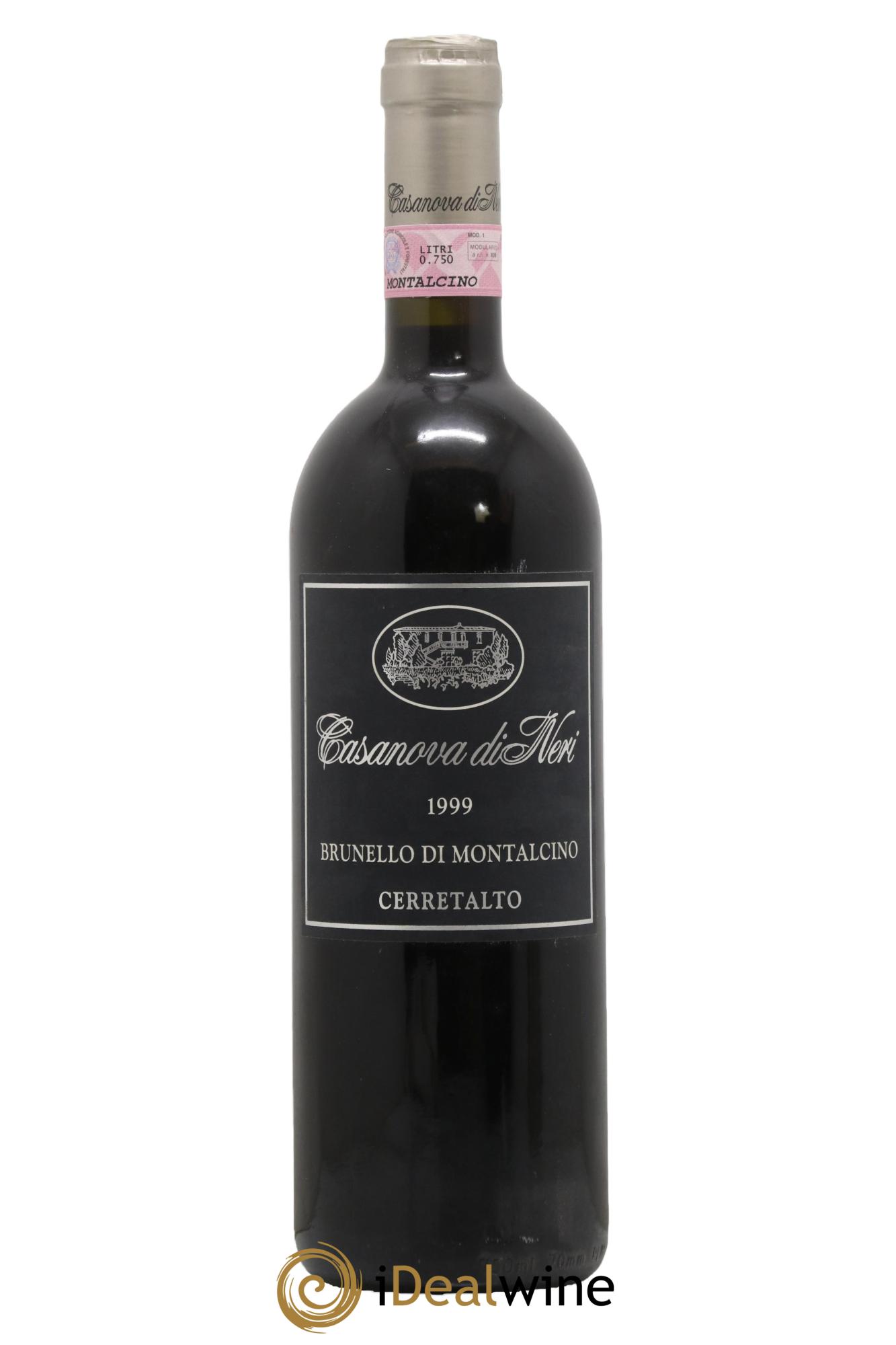 Brunello di Montalcino DOCG Cerretalto Casanova di Neri - Giacomo Neri 1999 - Posten von 1 Flasche - 0