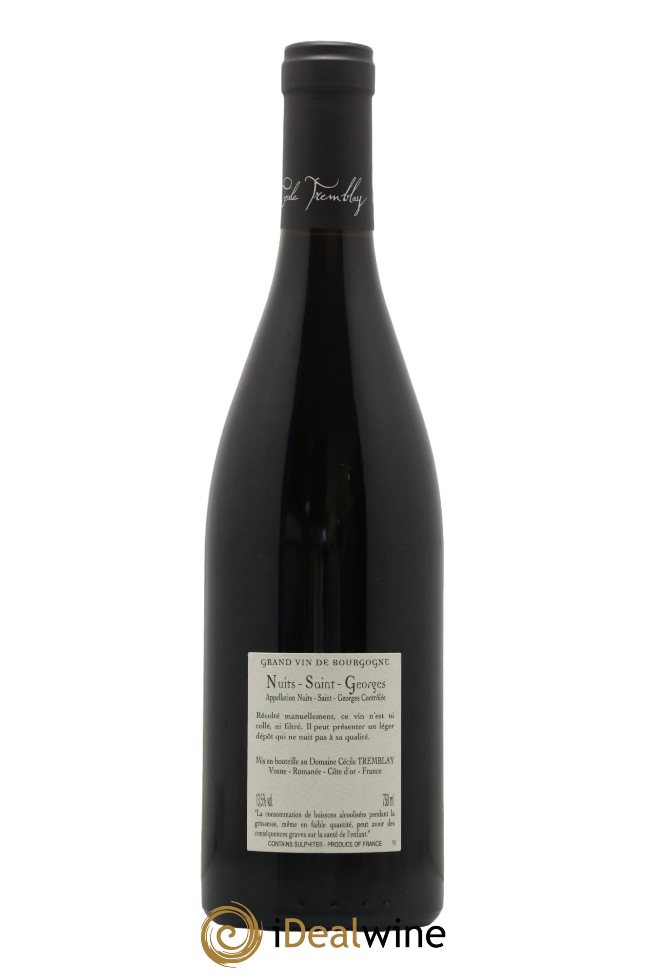 Nuits Saint-Georges Albuca Cécile Tremblay  2020 - Lot de 1 bouteille - 1